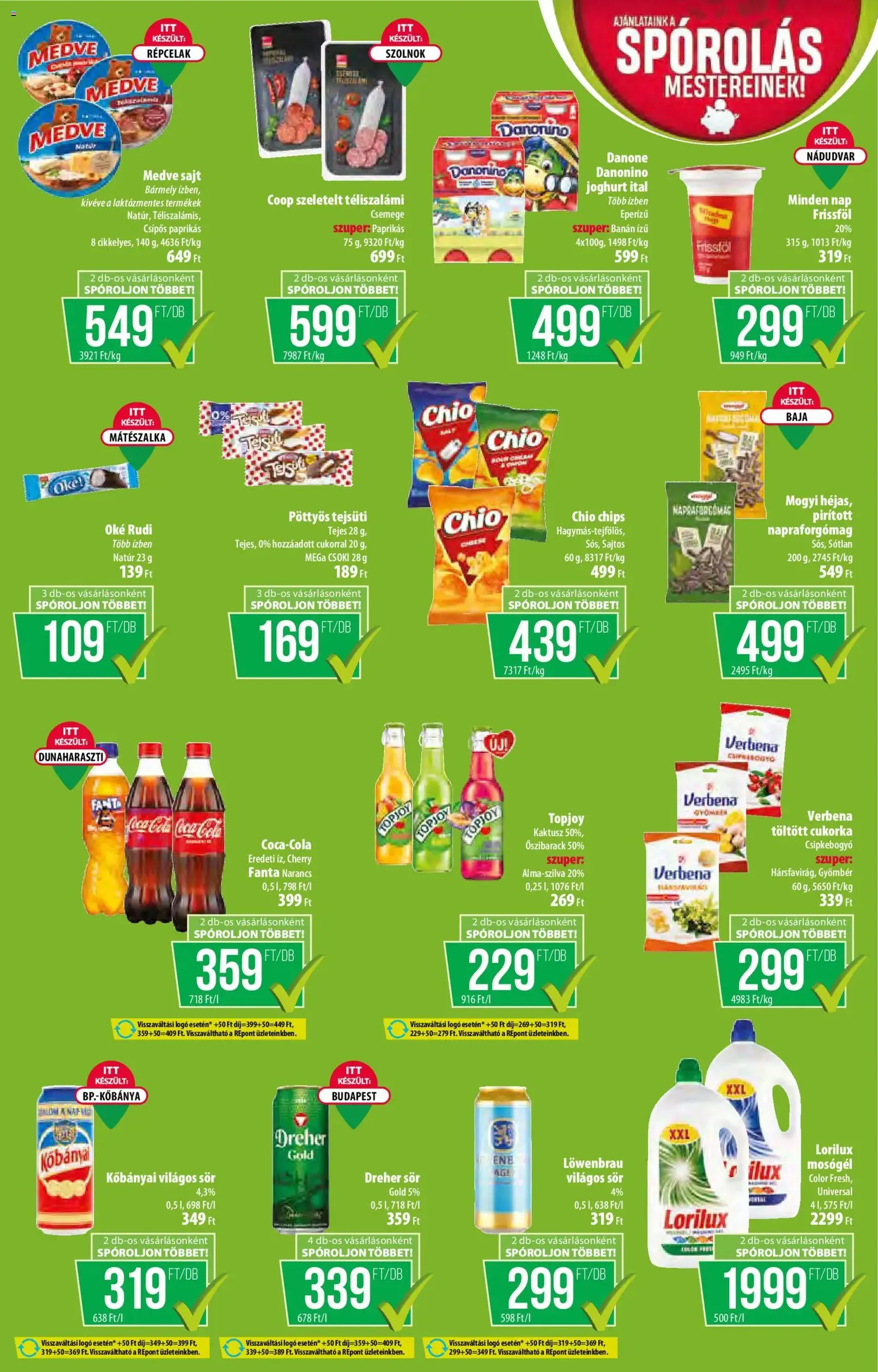 COOP Akciós újság - 2025.10.30. érvényes szórólap 6 oldal 12 oldalból COOP Akciós újság - 2025.10.30. érvényes szórólap 6 oldal 12 oldalból