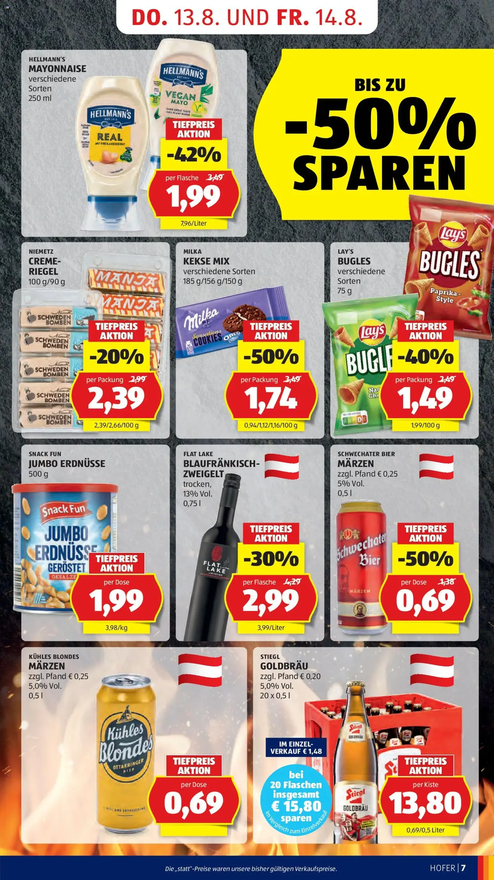 Hofer Flugblatt - Gültiger Prospekt ab 12.08.2026, Seite 19 von insgesamt 48