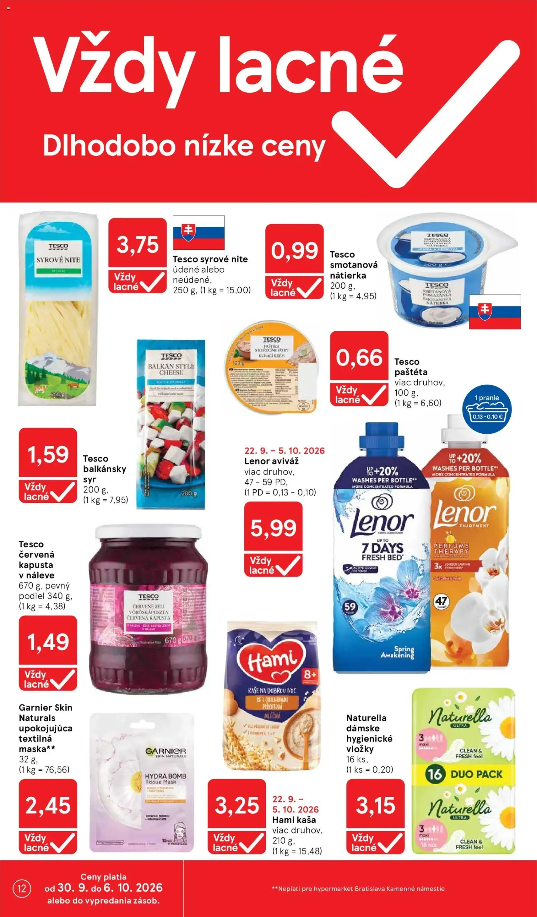 Tesco Hypermarket - leták - platný leták od 30.09.2026 strana 12 z 43