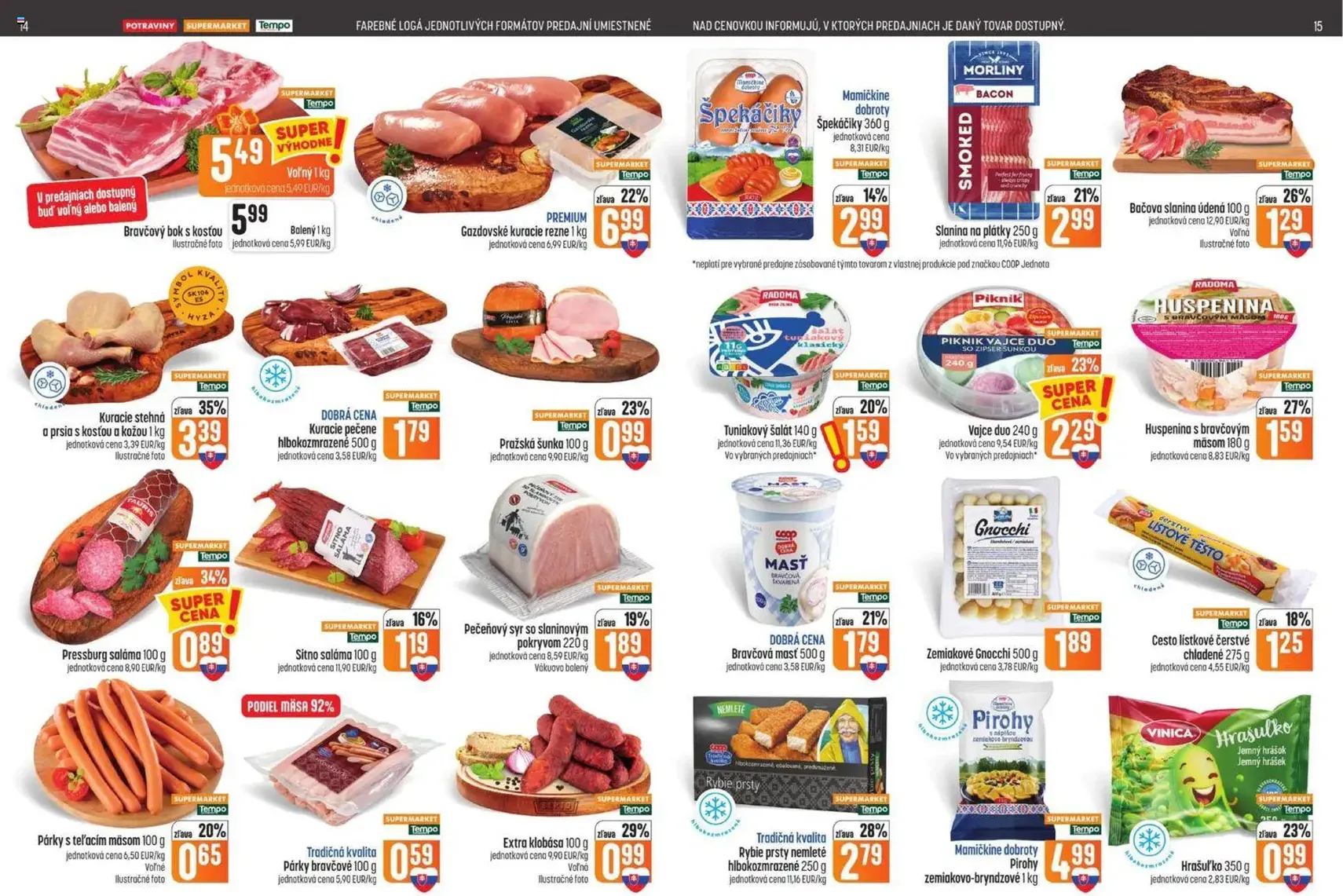 COOP Jednota leták - platný leták od 15.10.2026 strana 8 z 15