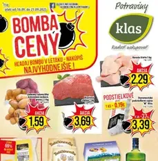 Klas leták - náhľad letáku platný od 16.09.2025