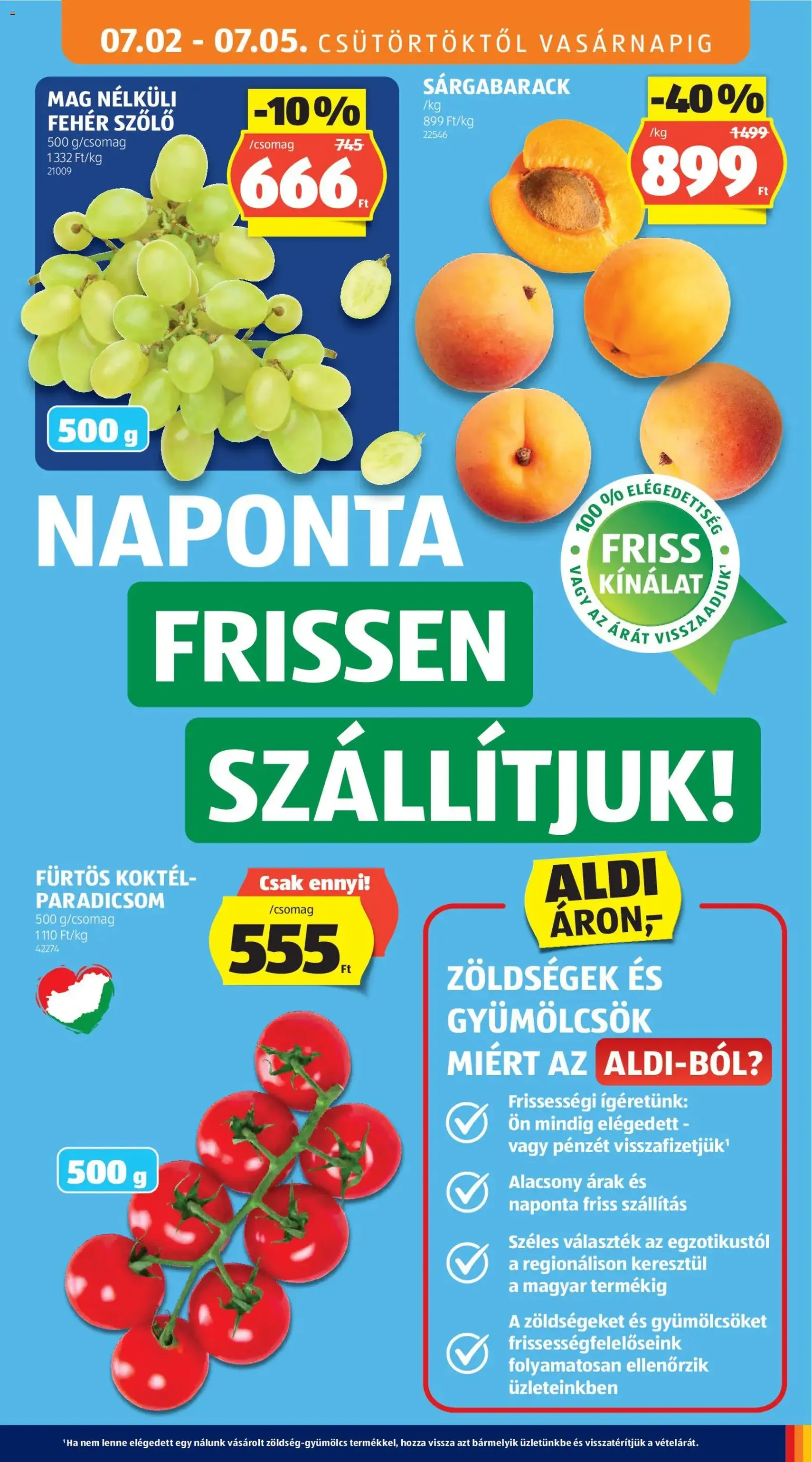 Aldi akciós újság - 2026.07.02. érvényes szórólap 9 oldal 61 oldalból