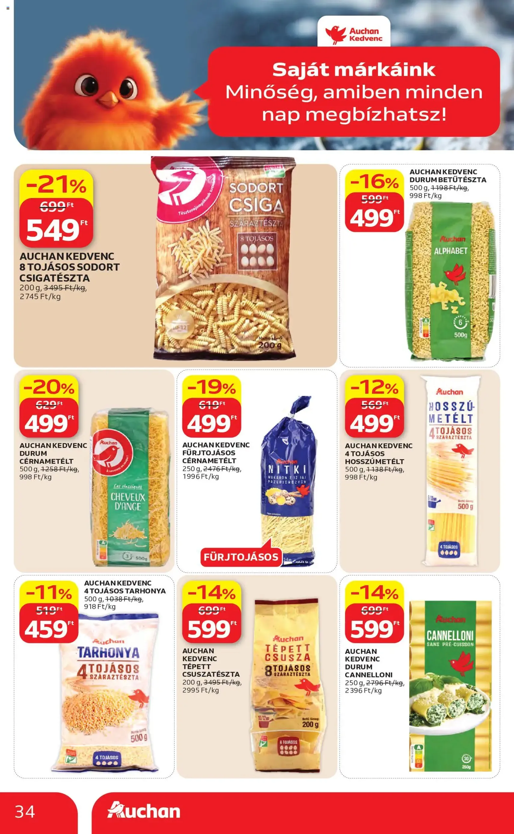 Auchan akciós újság - 2026.05.14. érvényes szórólap 34 oldal 58 oldalból