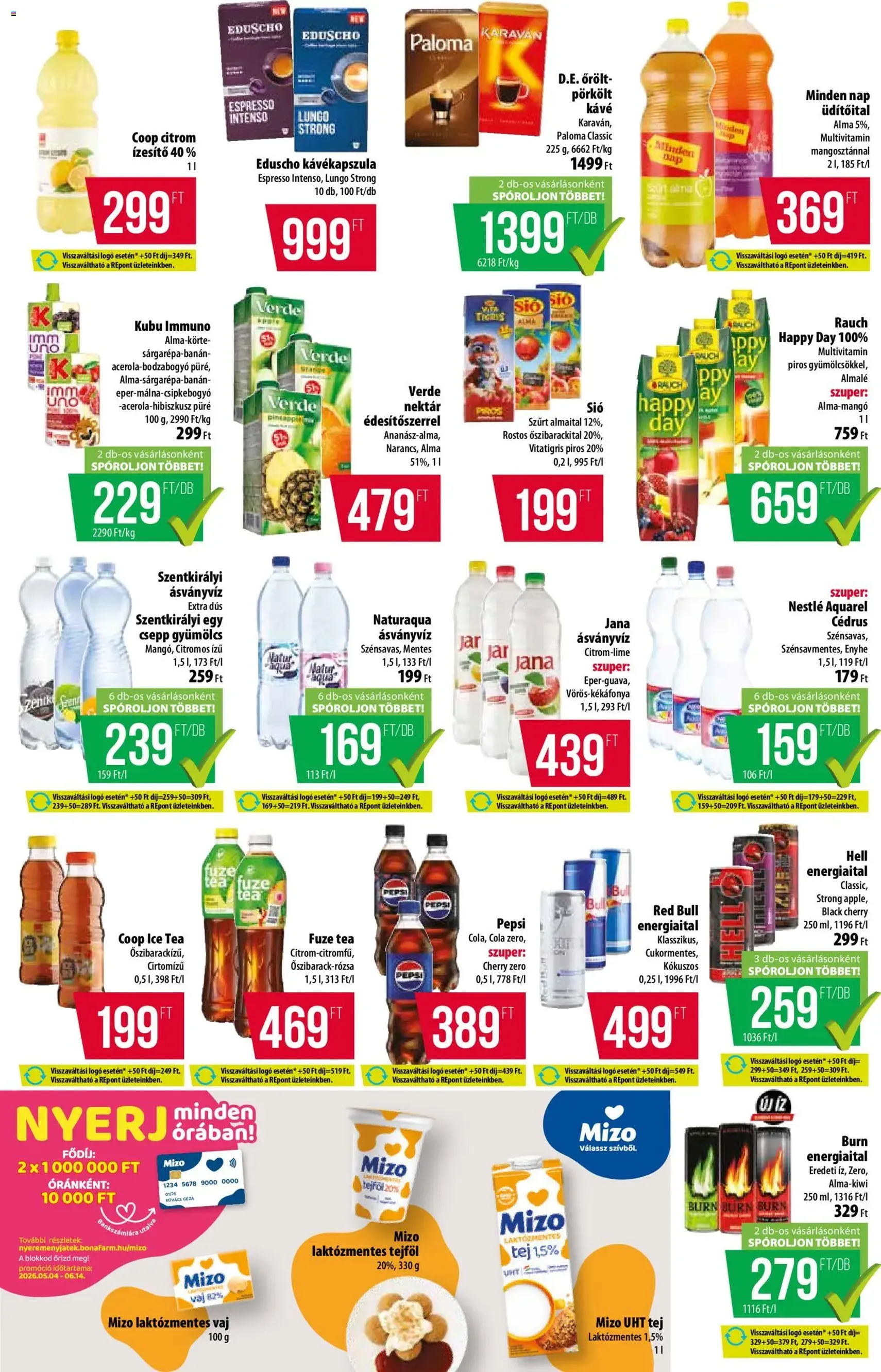 COOP akciós újság - 2026.05.07. érvényes szórólap 8 oldal 12 oldalból