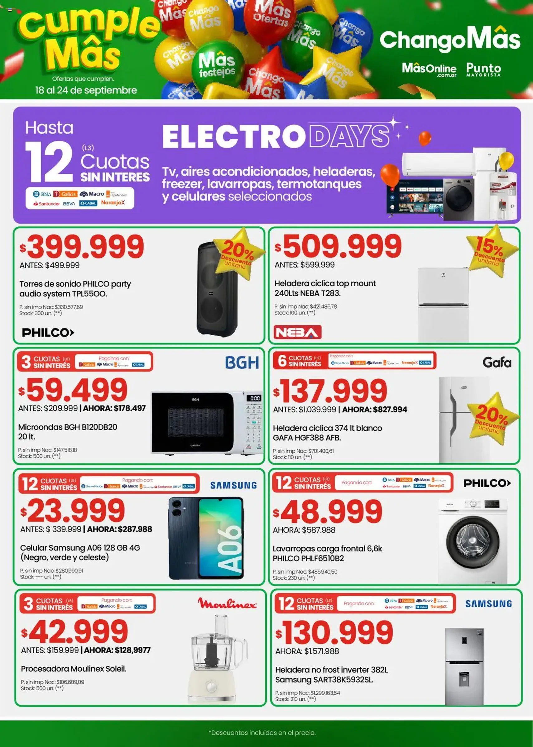 Changomas ofertas - folleto válido desde 18/09/2025 página 9 de 16