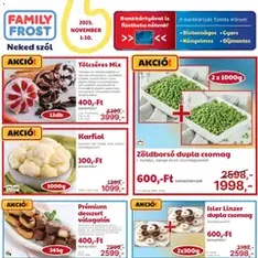 Family Frost Akciós újság - szórólap előnézete érvényes 2025.11.01. -tól Family Frost Akciós újság - szórólap előnézete érvényes 2025.11.01. -tól