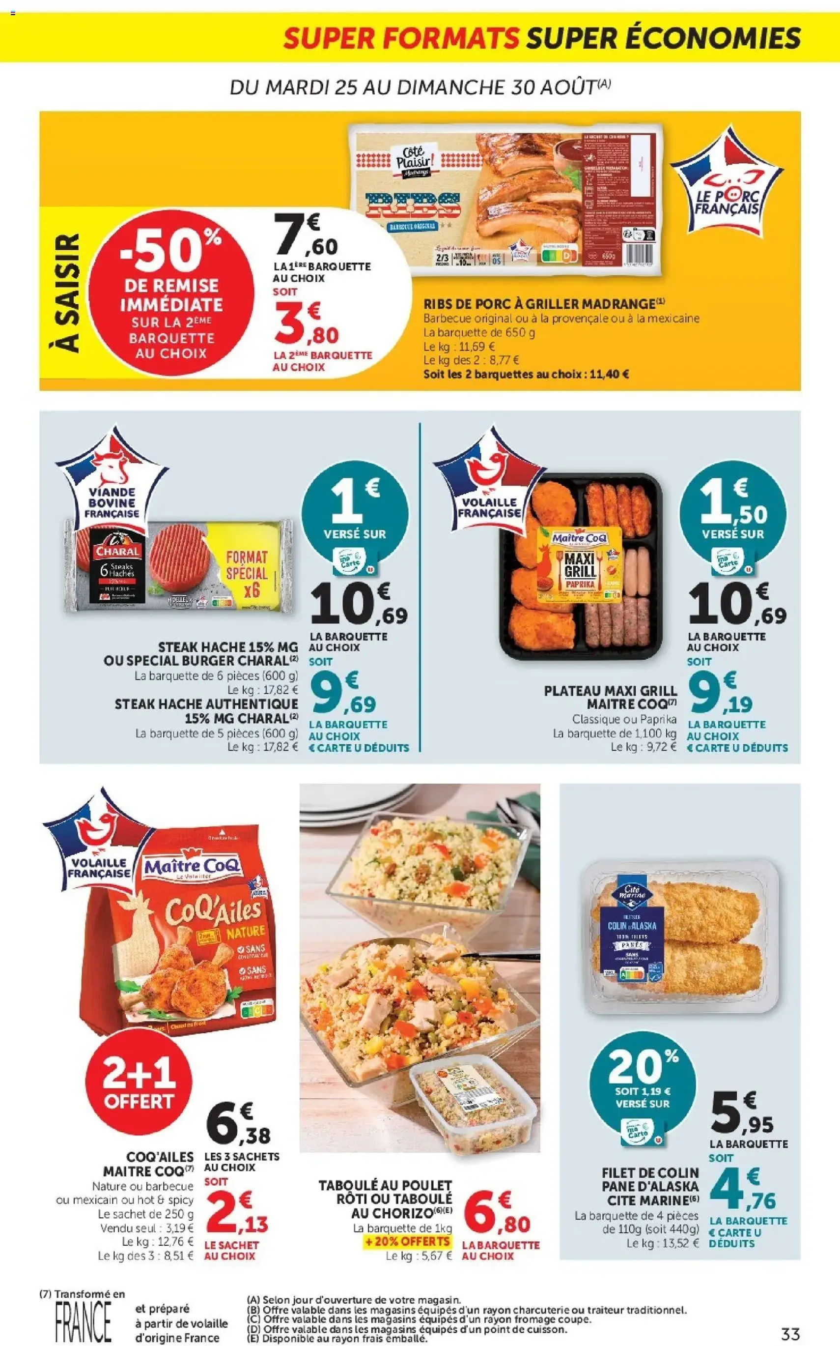 Super U catalogue - brochure valable à partir du 25/08/2026, page 33 sur 48