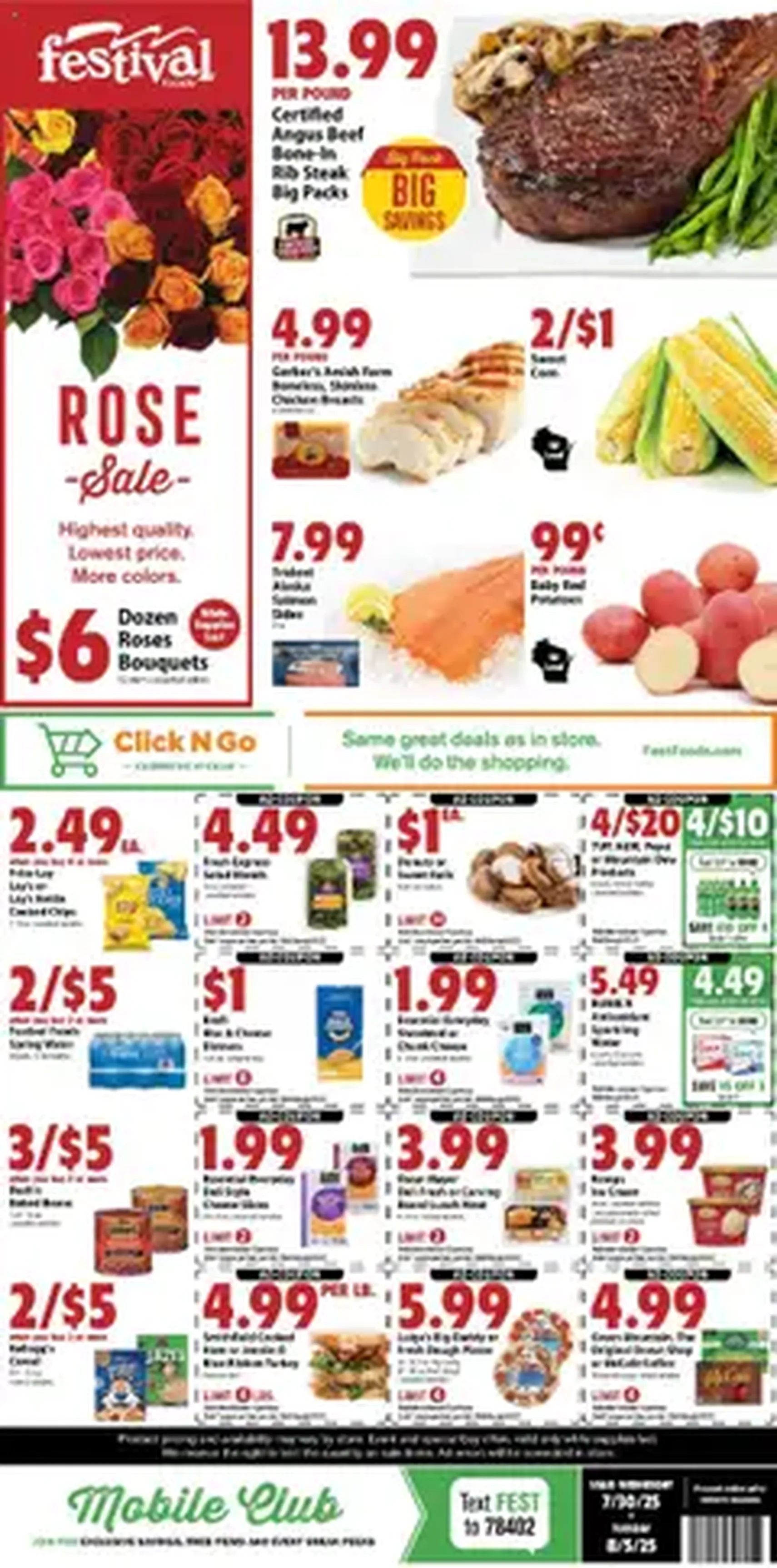 Festival Foods Weekly Ad - valid flyer from 07/30/2025, page 1 of 1