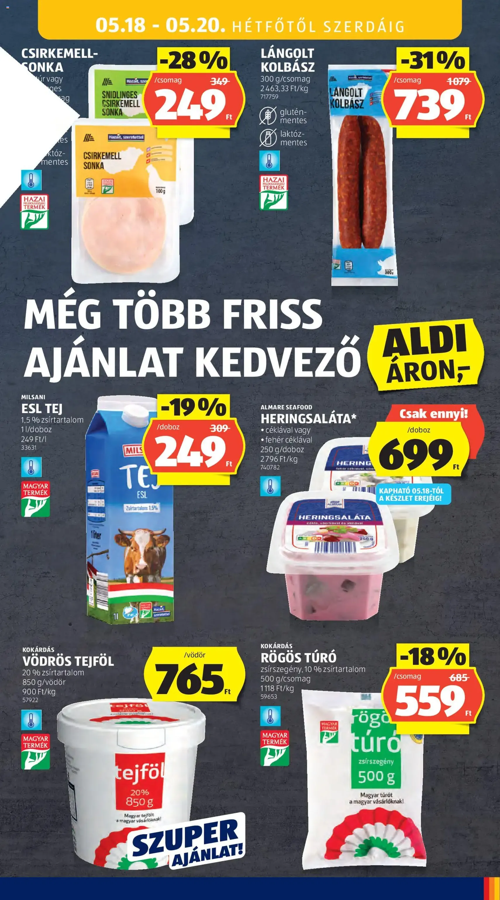 Aldi akciós újság - 2026.05.14. érvényes szórólap 33 oldal 36 oldalból