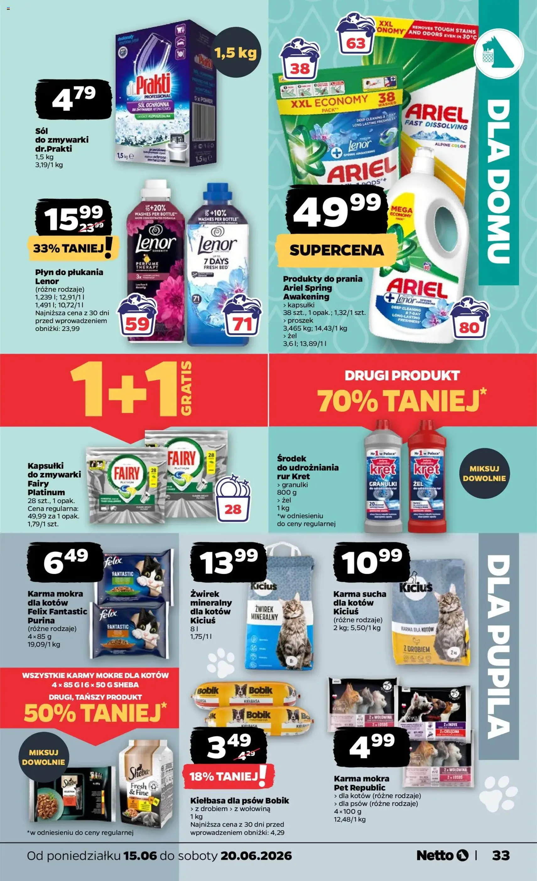 Netto gazetka od poniedziałku spożywcza - ważny gazetka od 15.06.2026 strona 33 z 35