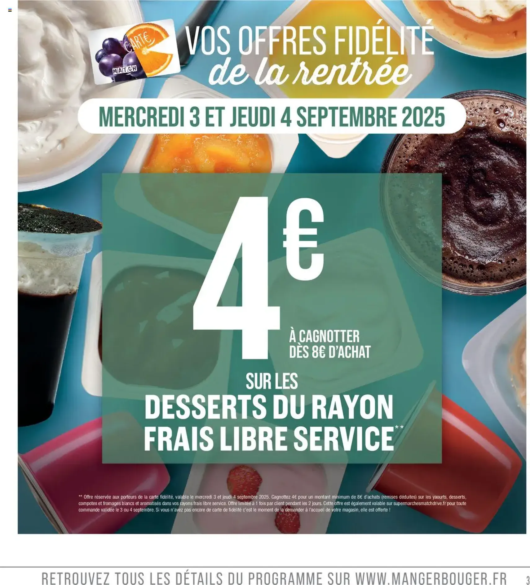 Match Supermarché catalogue - brochure valable à partir du 02/09/2025, page 3 sur 26 Match Supermarché catalogue - brochure valable à partir du 02/09/2025, page 3 sur 26