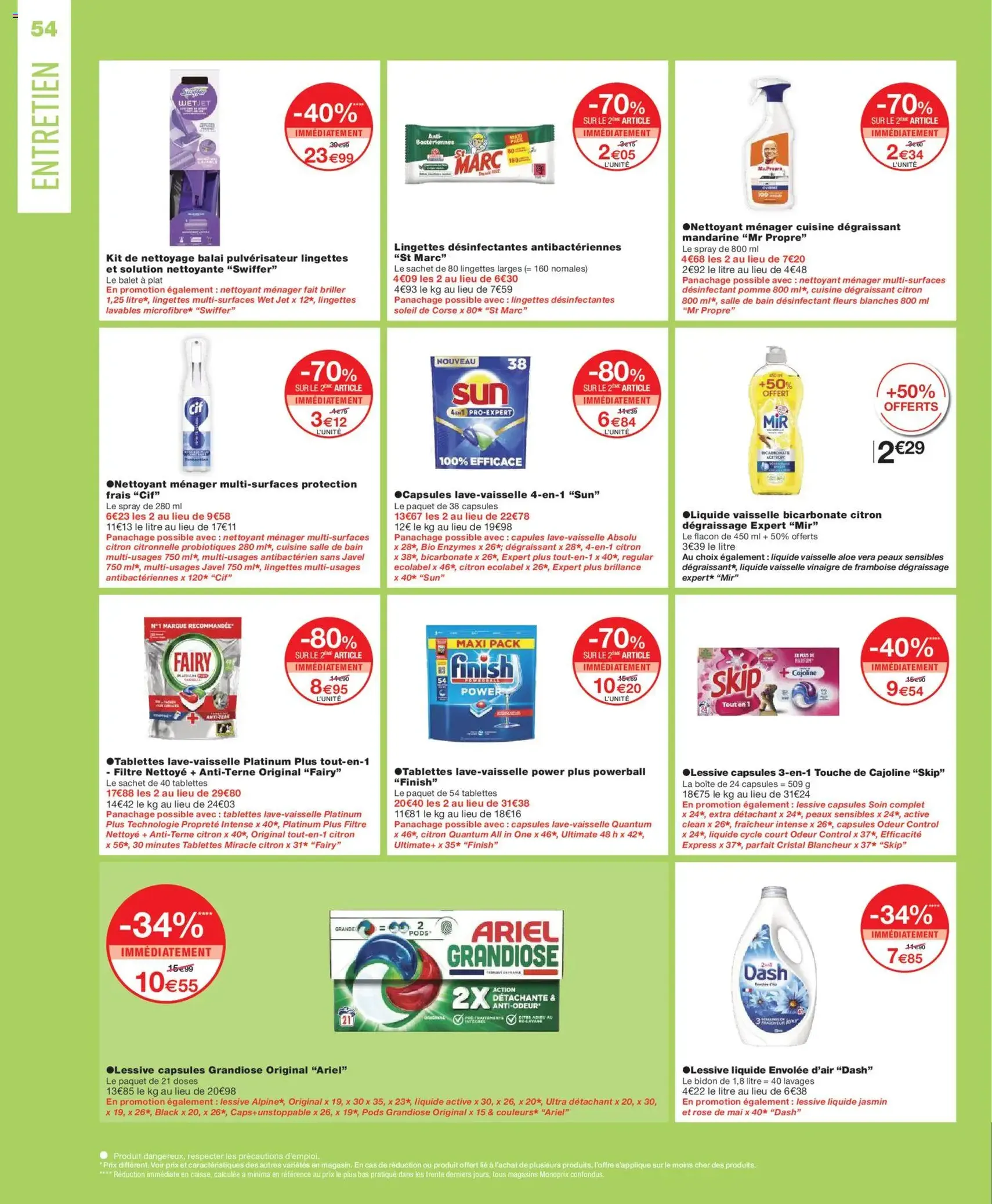 Monoprix catalogue - brochure valable à partir du 03/03/2026, page 54 sur 68