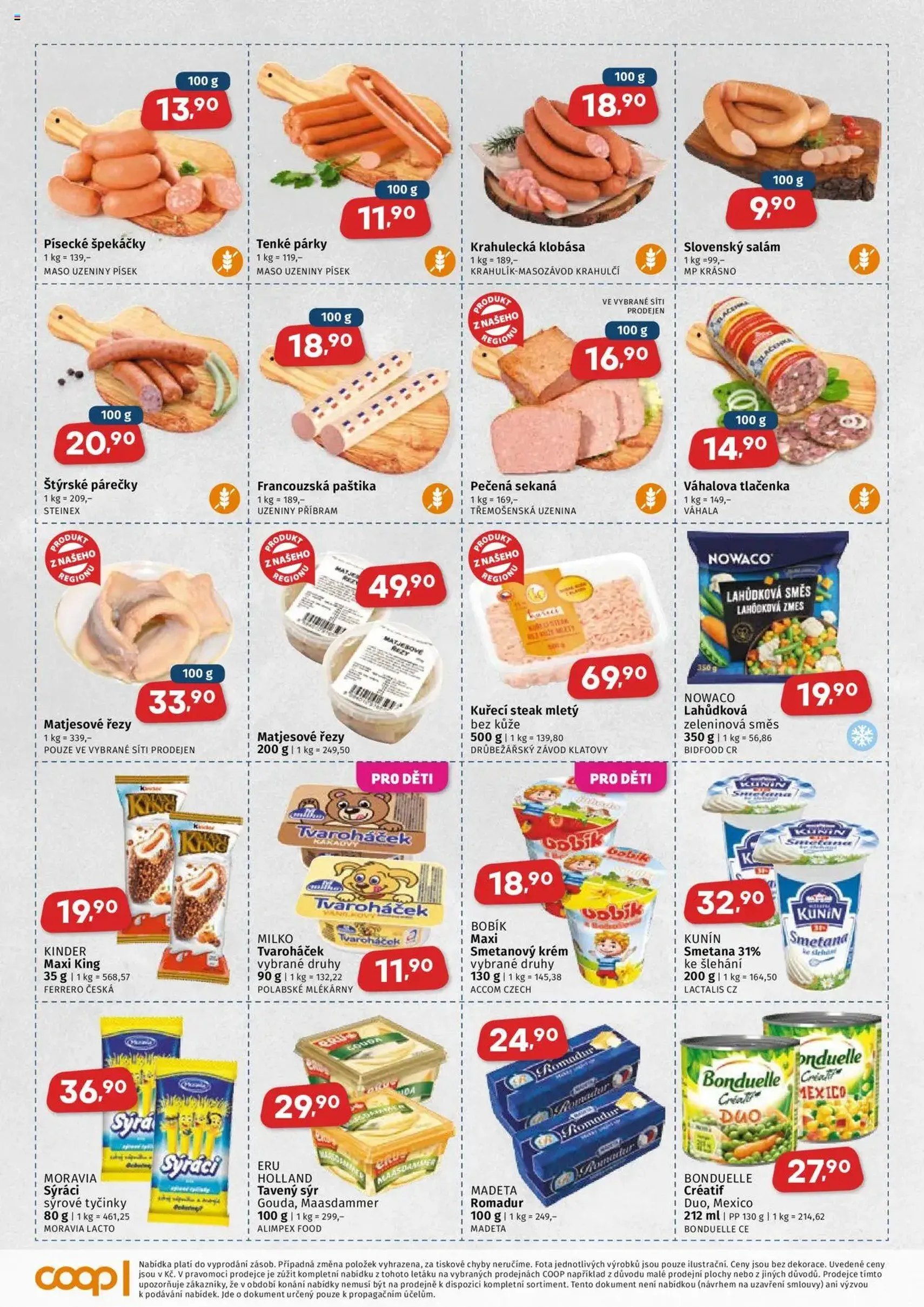 Coop leták - Západočeský region - platný leták od 08.10.2025 strana 2 z 4