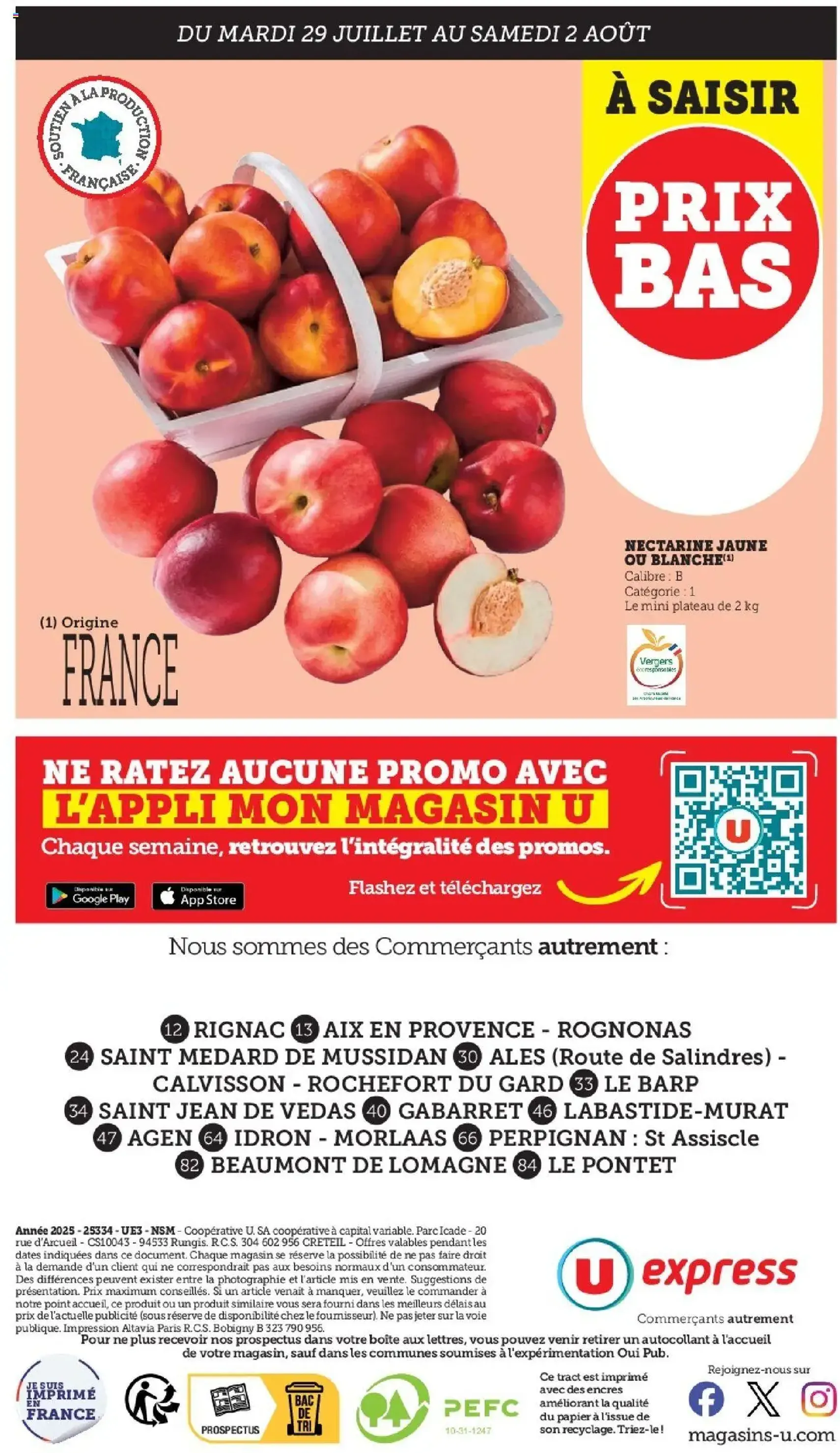 U Express catalogue - brochure valable à partir du 29/07/2025, page 18 sur 18