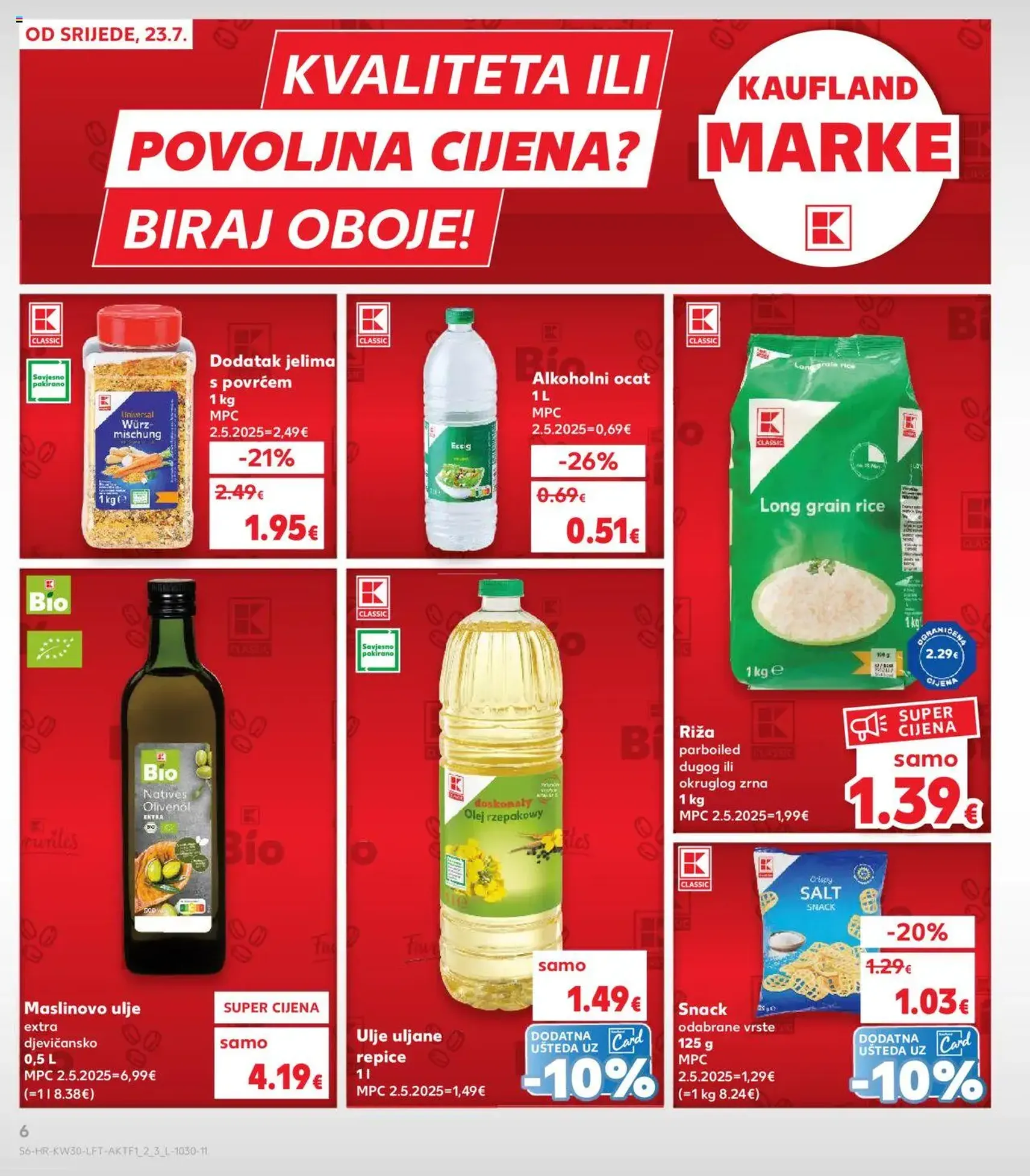 Kaufland HR - Split-Ravne njive - 2025.07.23. érvényes szórólap 6 oldal 32 oldalból