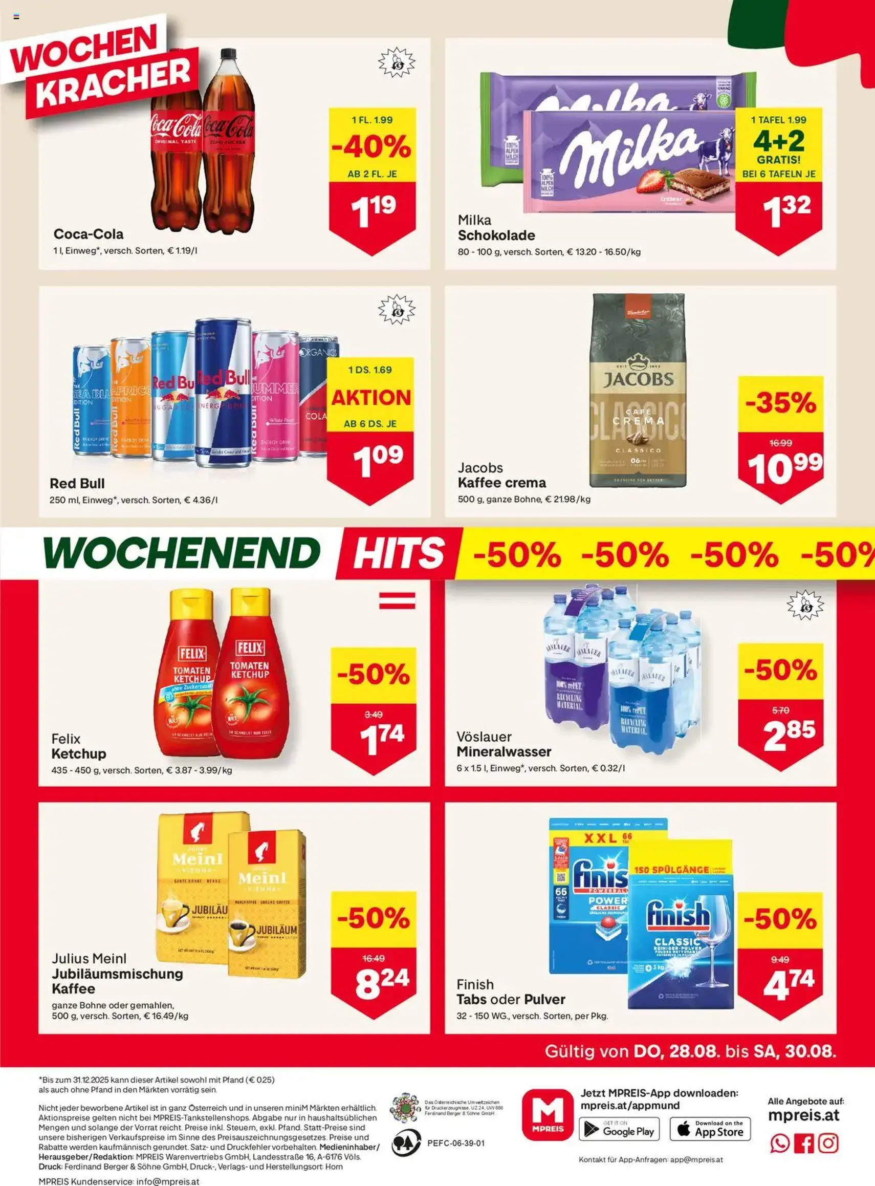 MPREIS Flugblatt - Gültiger Prospekt ab 28.08.2025, Seite 12 von insgesamt 12