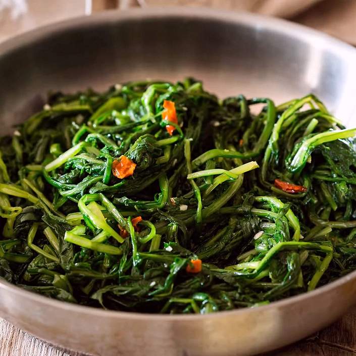 Cicoria in padella alla romana