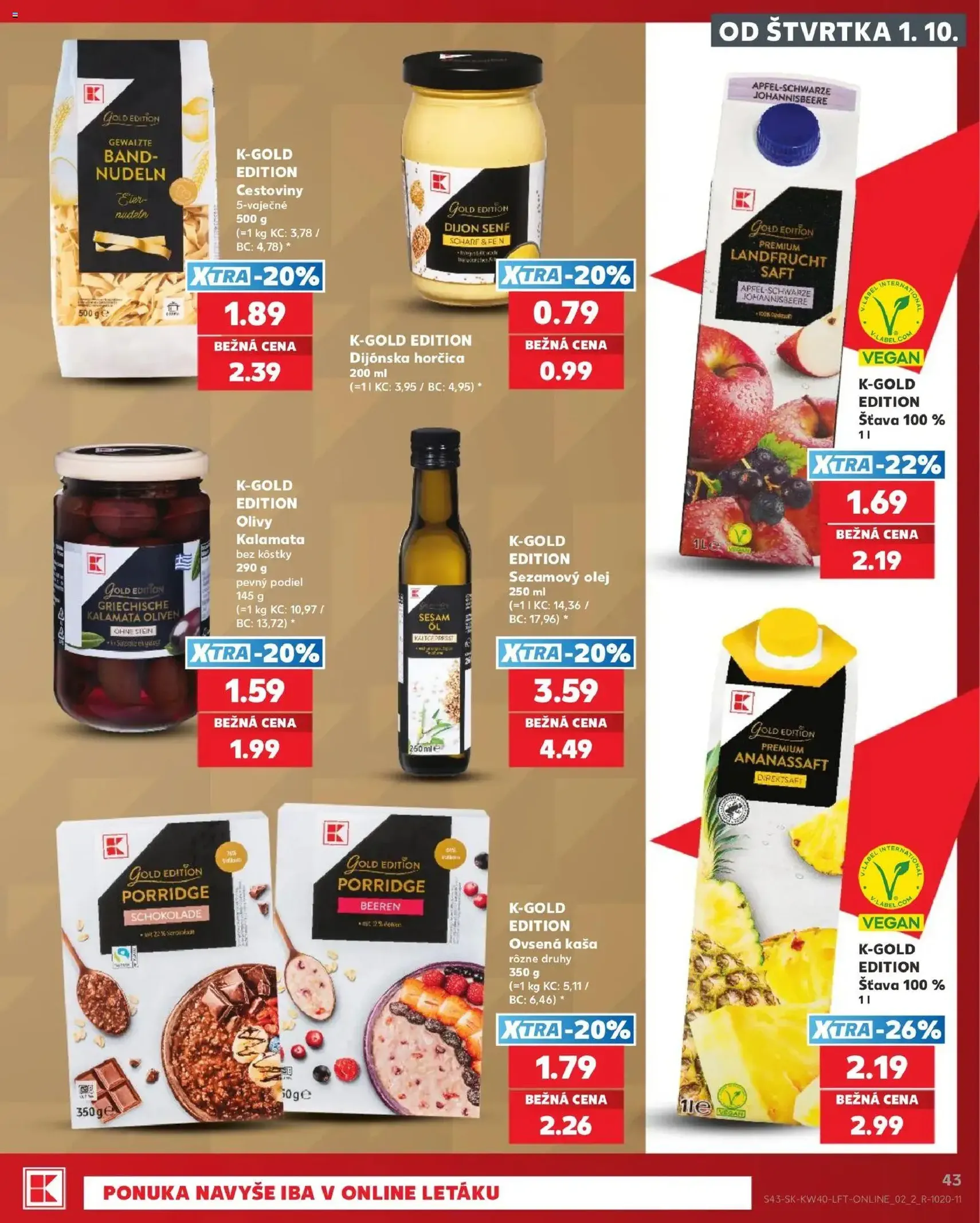 Kaufland leták - platný leták od 01.10.2026 strana 43 z 76