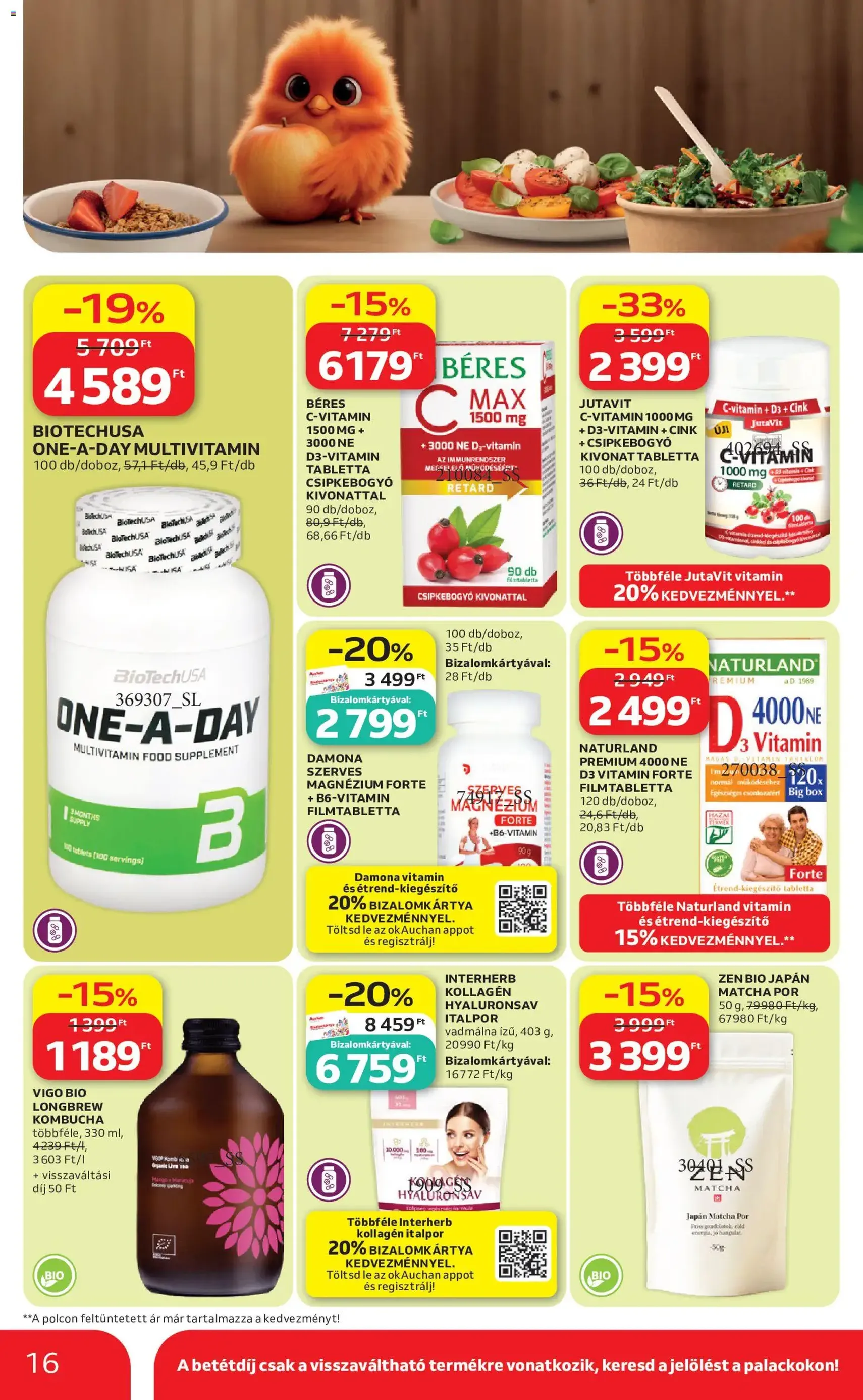 Auchan akciós újság - 2026.06.18. érvényes szórólap 16 oldal 40 oldalból