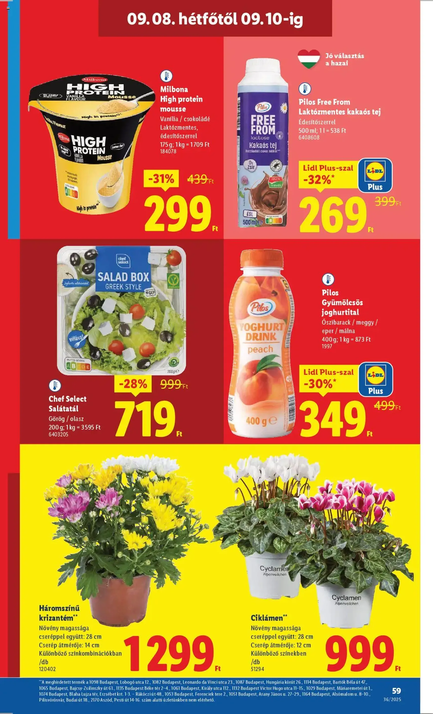 Lidl Akciós újság - 2025.09.04. érvényes szórólap 59 oldal 70 oldalból Lidl Akciós újság - 2025.09.04. érvényes szórólap 59 oldal 70 oldalból