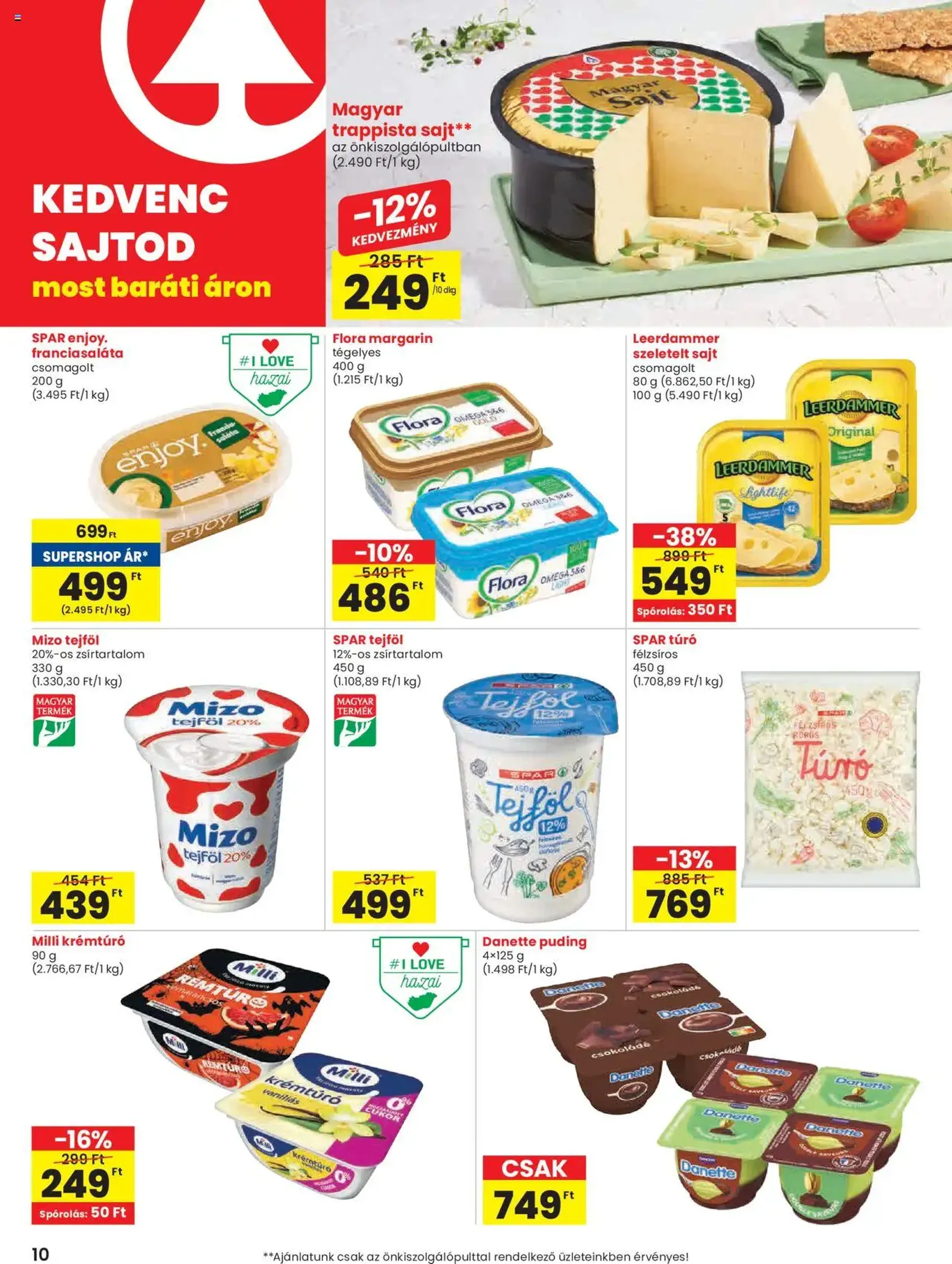 Spar Akciós újság - 2025.09.04. érvényes szórólap 10 oldal 16 oldalból Spar Akciós újság - 2025.09.04. érvényes szórólap 10 oldal 16 oldalból