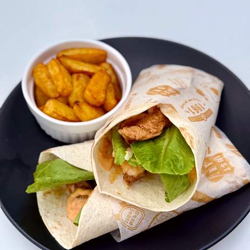 Kurací wrap - krok prípravy 1