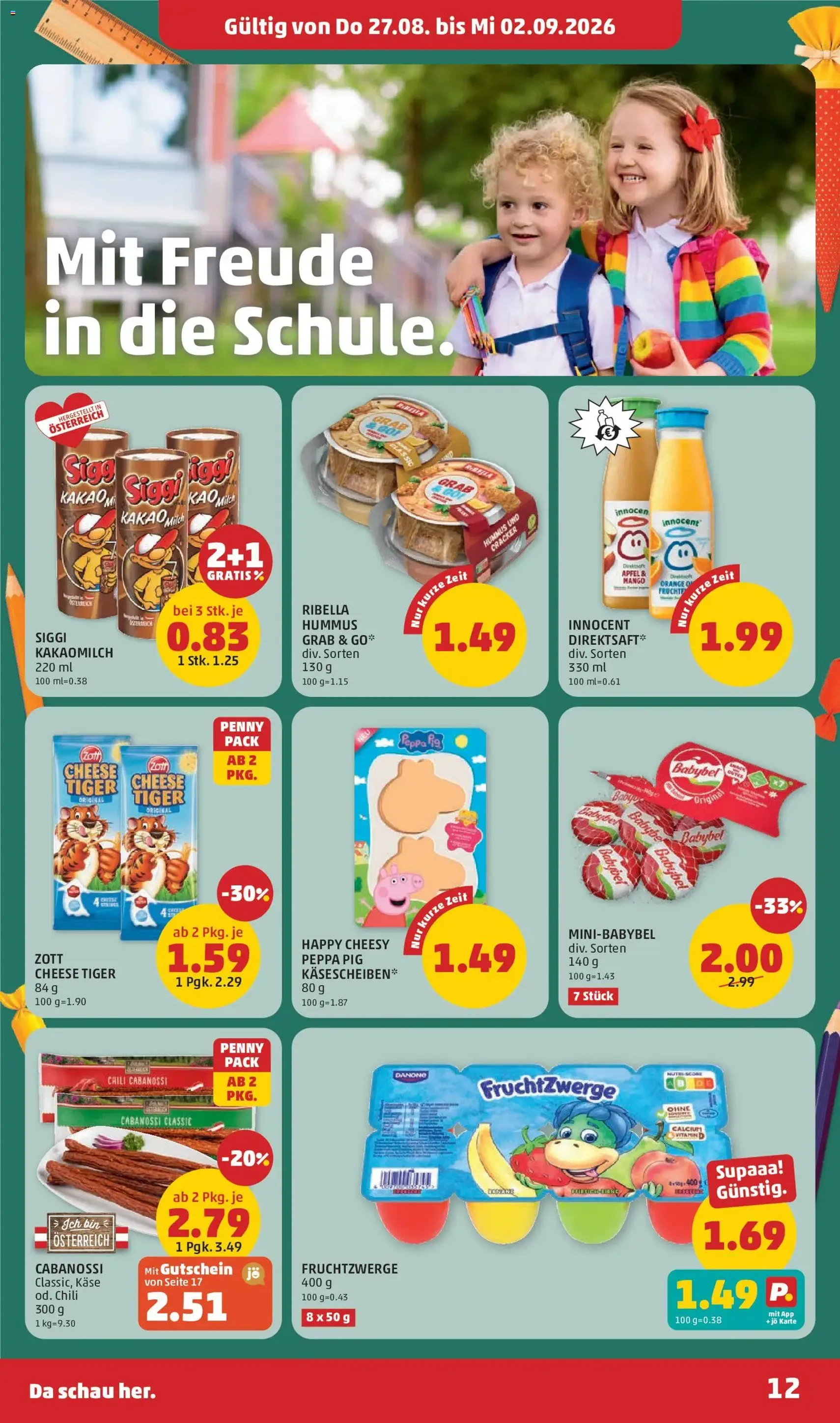 Penny Markt Flugblatt - Gültiger Prospekt ab 27.08.2026, Seite 12 von insgesamt 32