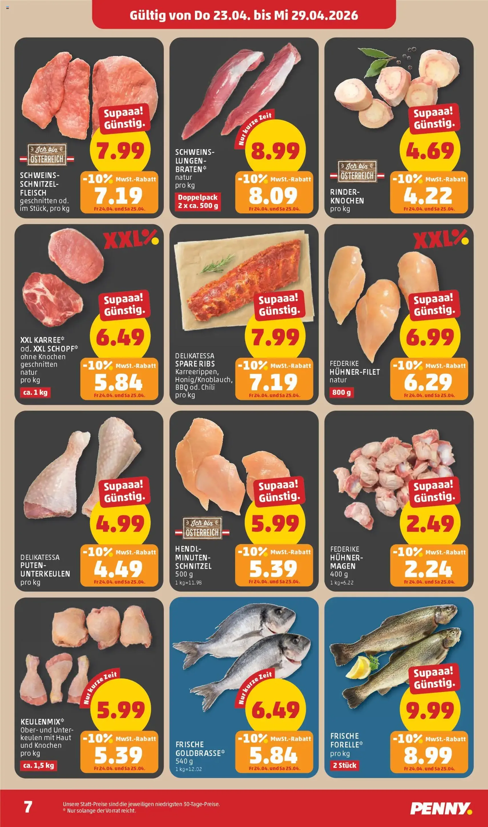 Penny Markt - Flugblatt - Gültiger Prospekt ab 23.04.2026, Seite 7 von insgesamt 28
