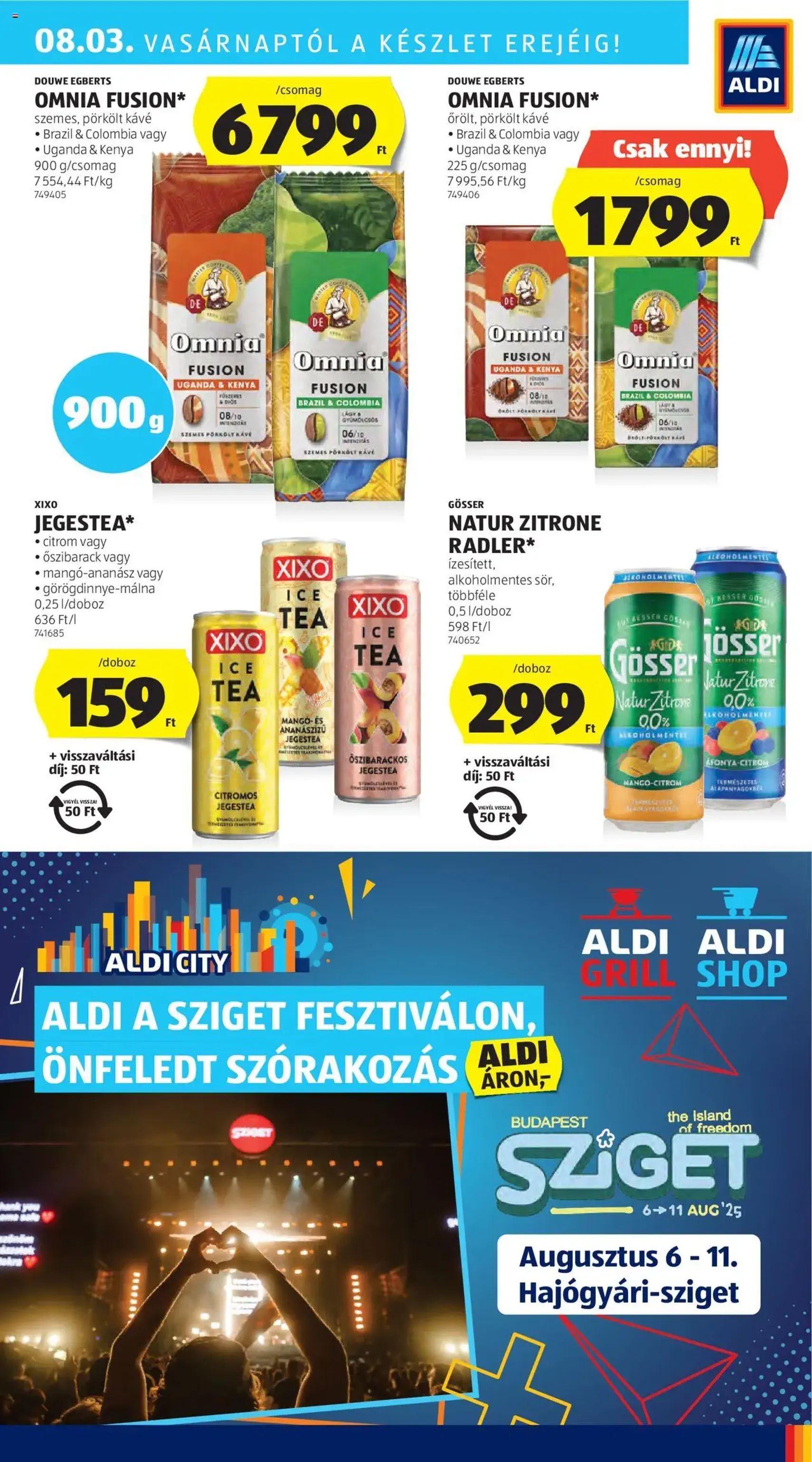 Aldi Akciós újság - 2025.07.31. érvényes szórólap 41 oldal 54 oldalból Aldi Akciós újság - 2025.07.31. érvényes szórólap 41 oldal 54 oldalból