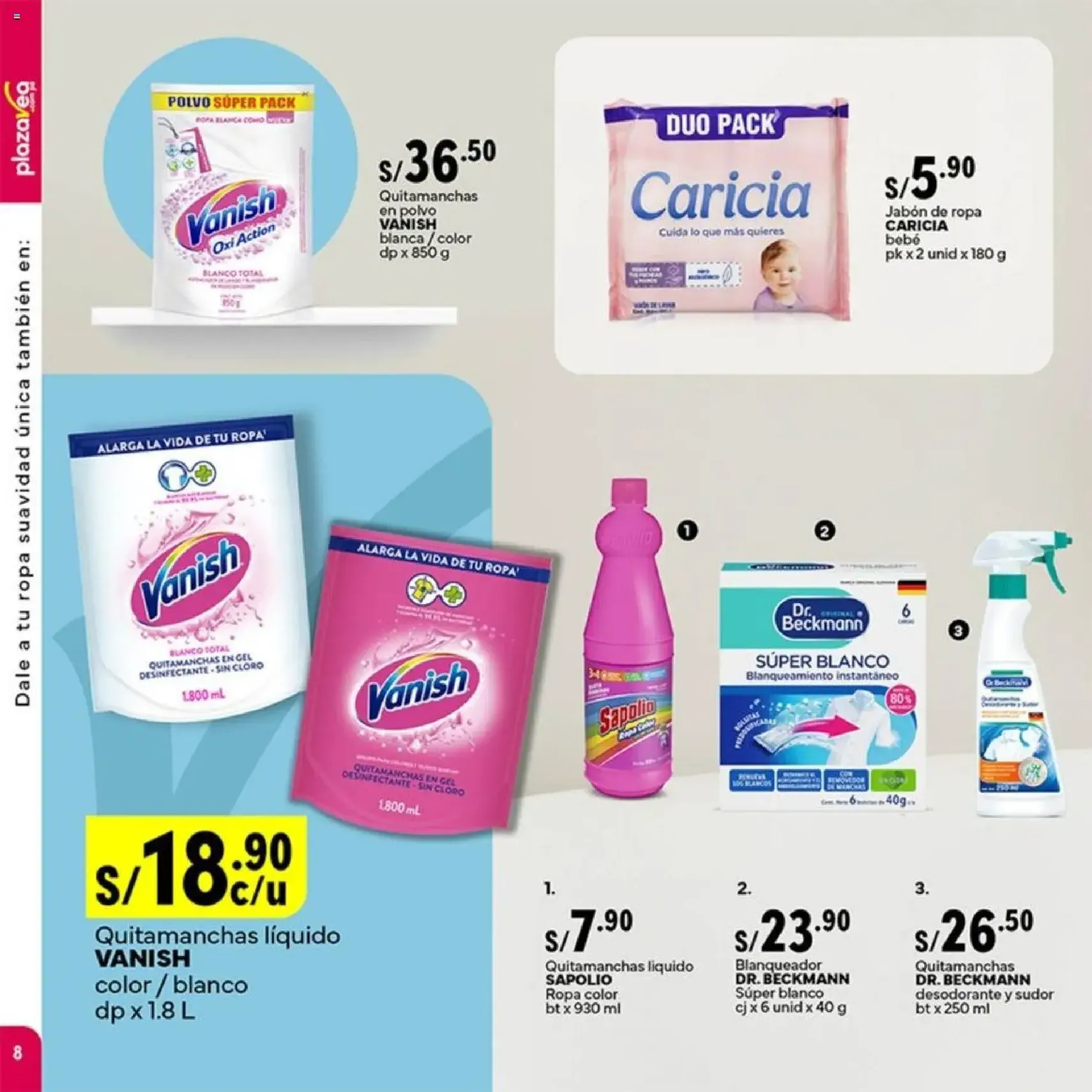 Plaza Vea - ESPECIAL LIMPIEZA 1 - folleto válido desde 03/11/2025 página 8 de 26