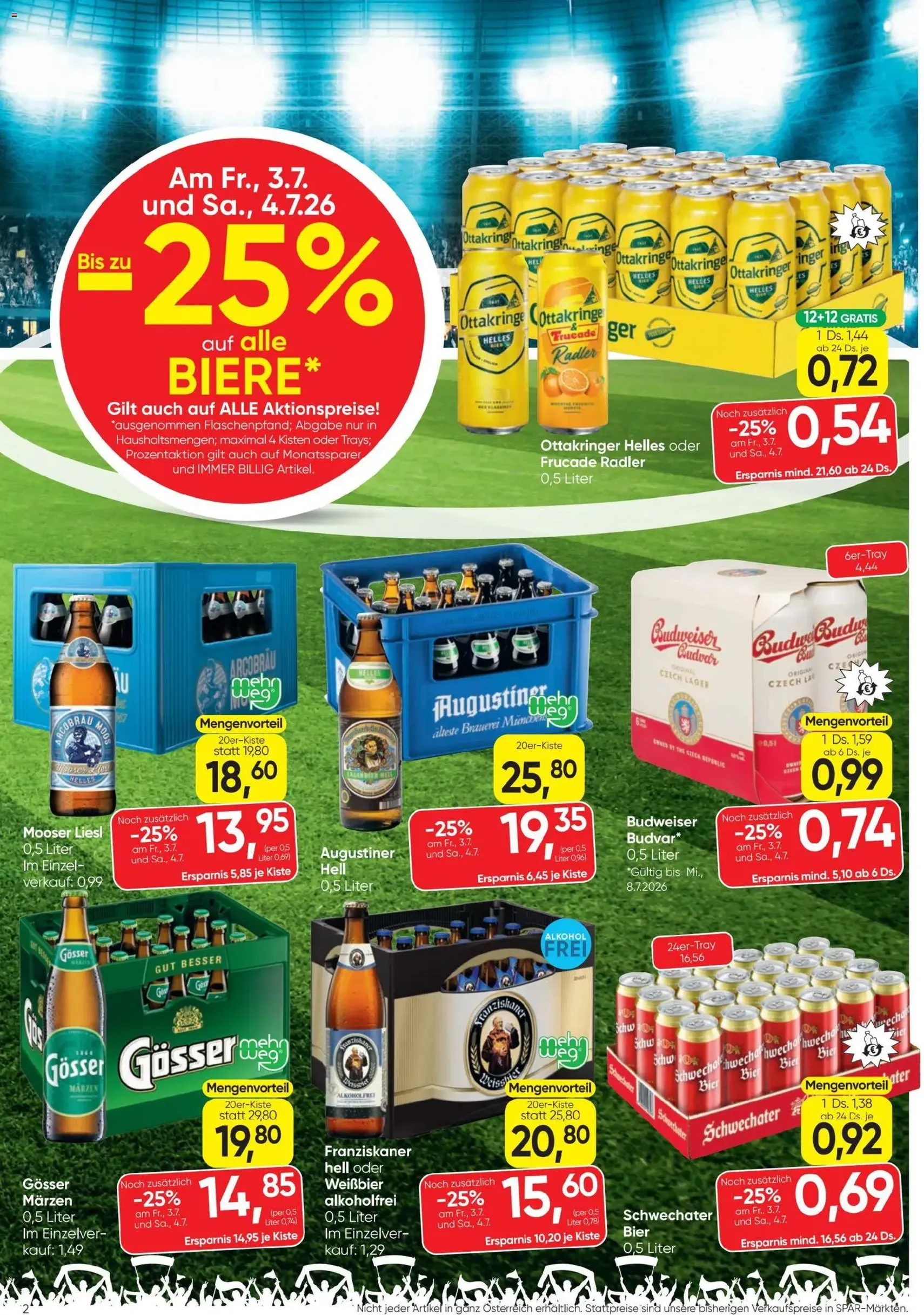 Spar - Flugblatt - Gültiger Prospekt ab 01.07.2026, Seite 2 von insgesamt 24