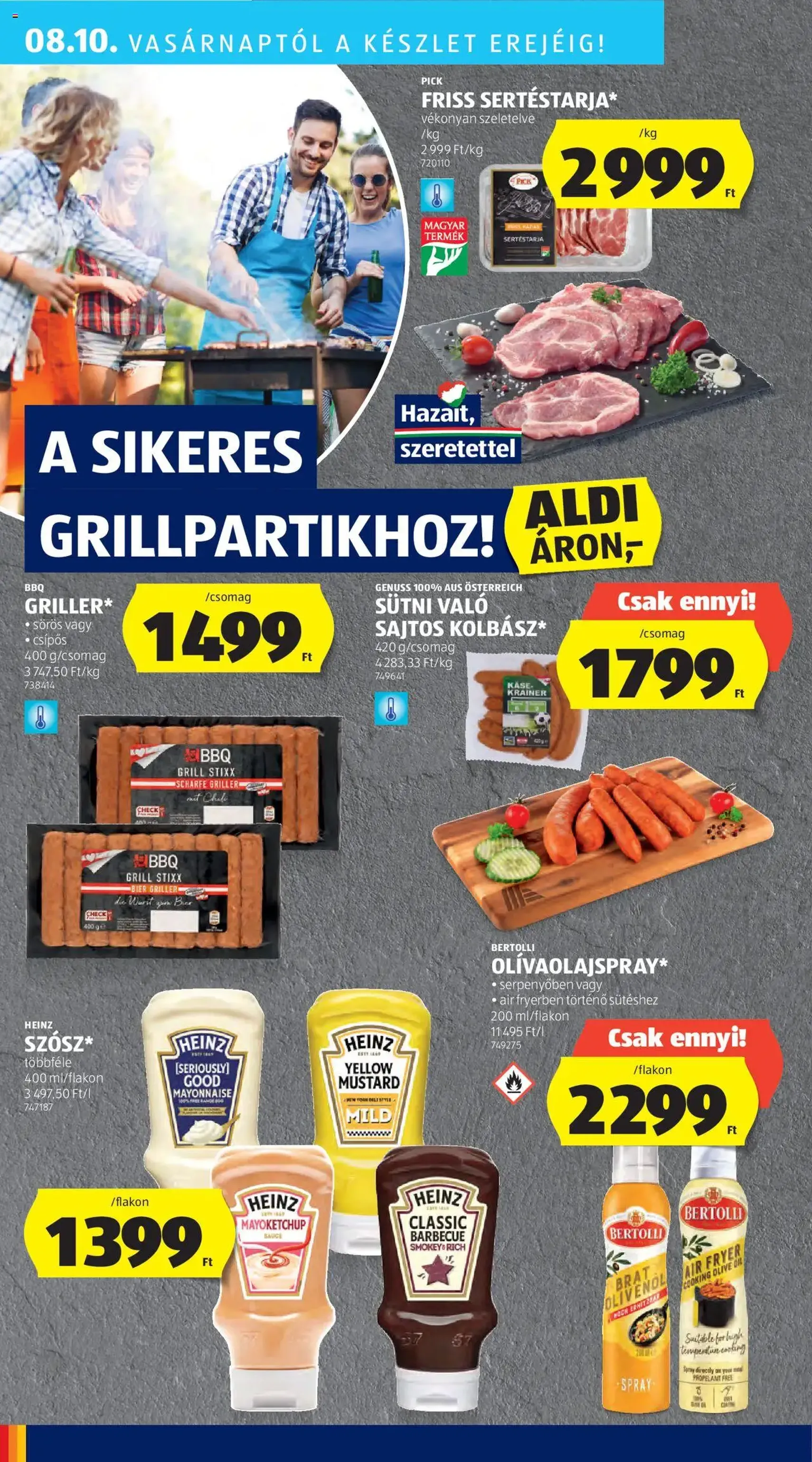 Aldi Akciós újság - 2025.08.07. érvényes szórólap 38 oldal 52 oldalból Aldi Akciós újság - 2025.08.07. érvényes szórólap 38 oldal 52 oldalból