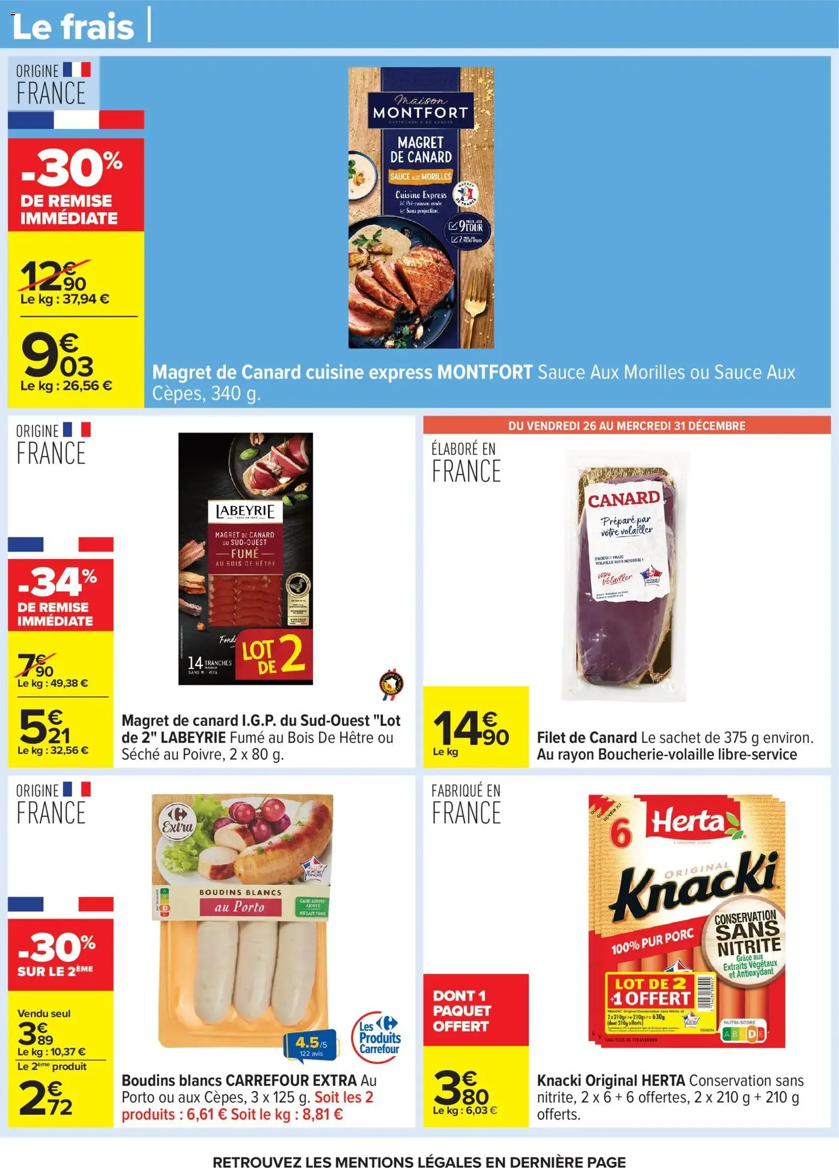 Carrefour catalogue semaine 52 - brochure valable à partir du 23/12/2025, page 31 sur 68