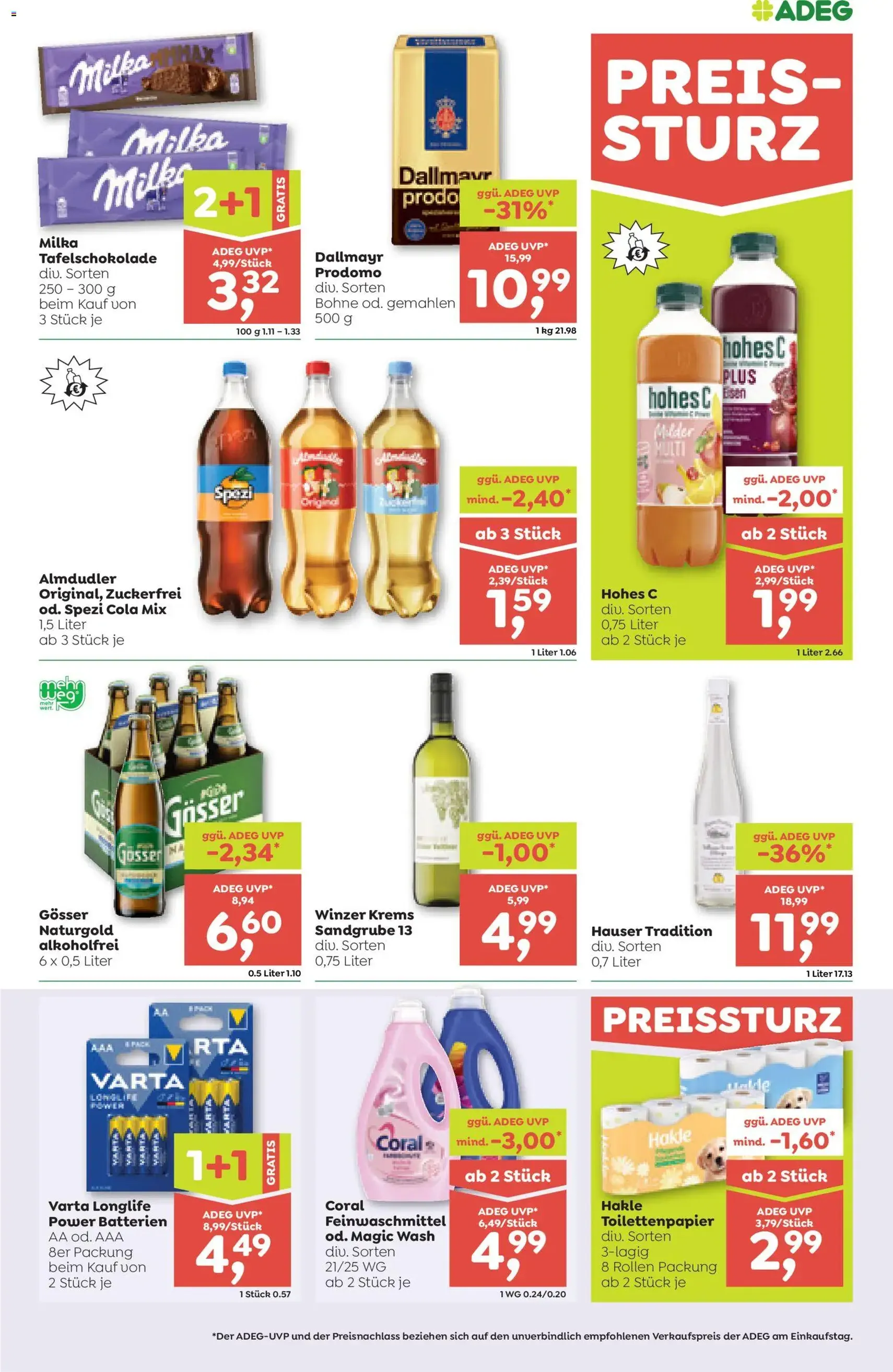 ADEG Flugblatt - Gültiger Prospekt ab 19.03.2026, Seite 5 von insgesamt 8