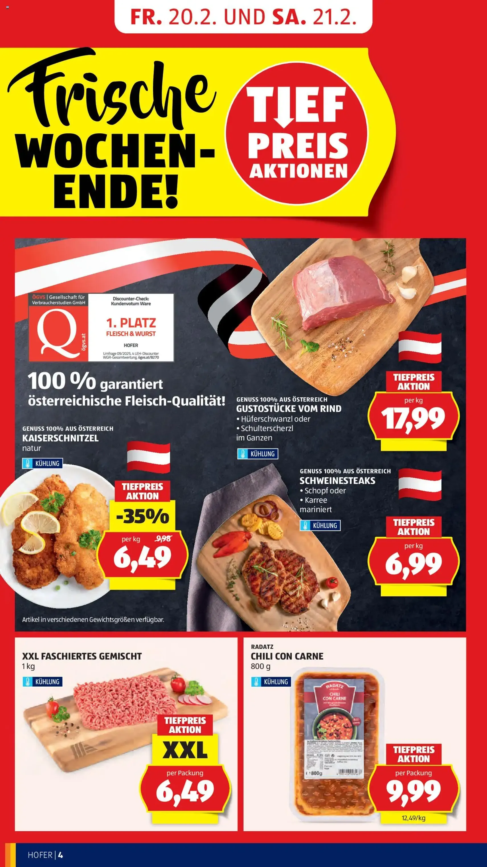 Hofer Flugblatt - Gültiger Prospekt ab 20.02.2026, Seite 6 von insgesamt 37