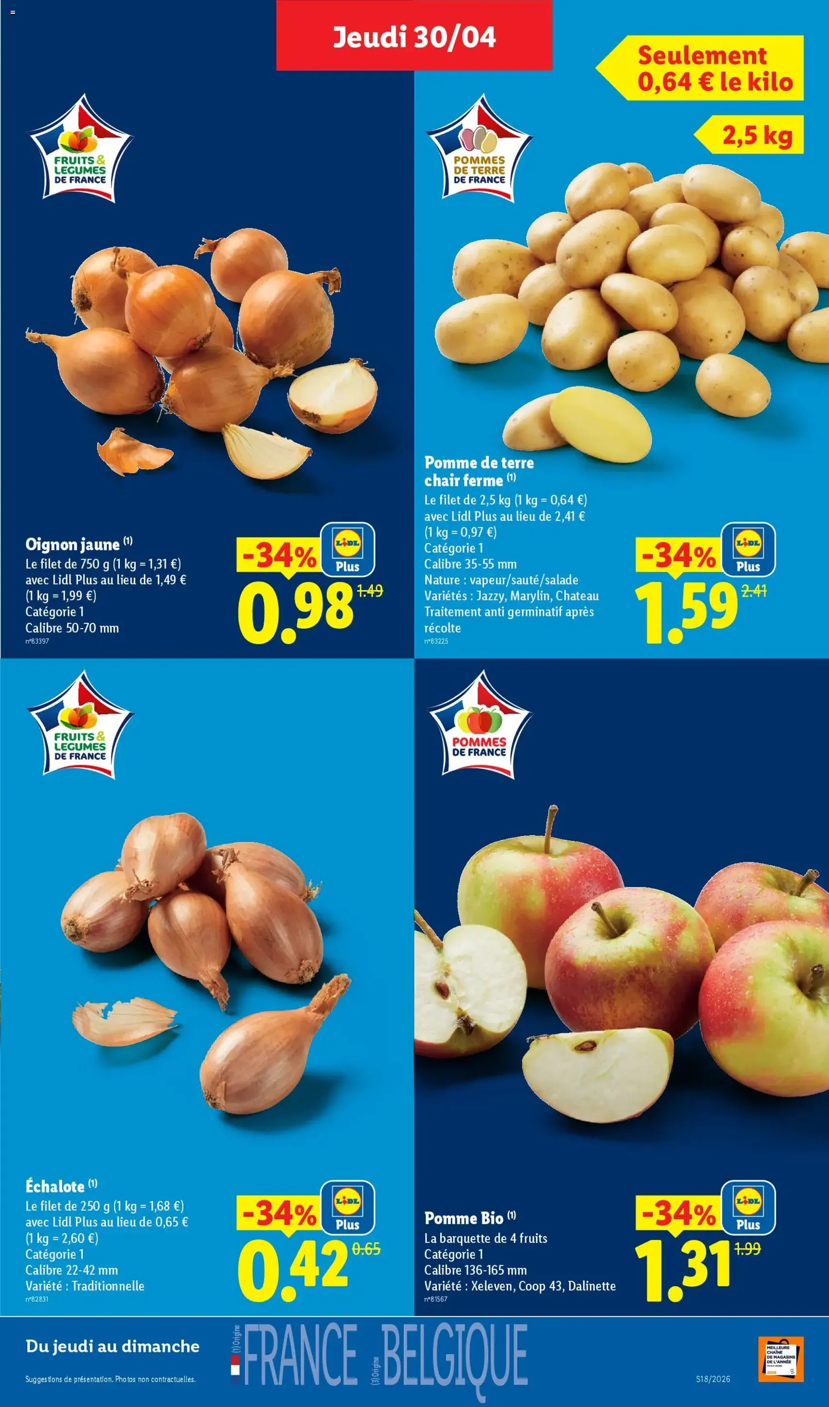 LIDL catalogue - brochure valable à partir du 30/04/2026, page 3 sur 70