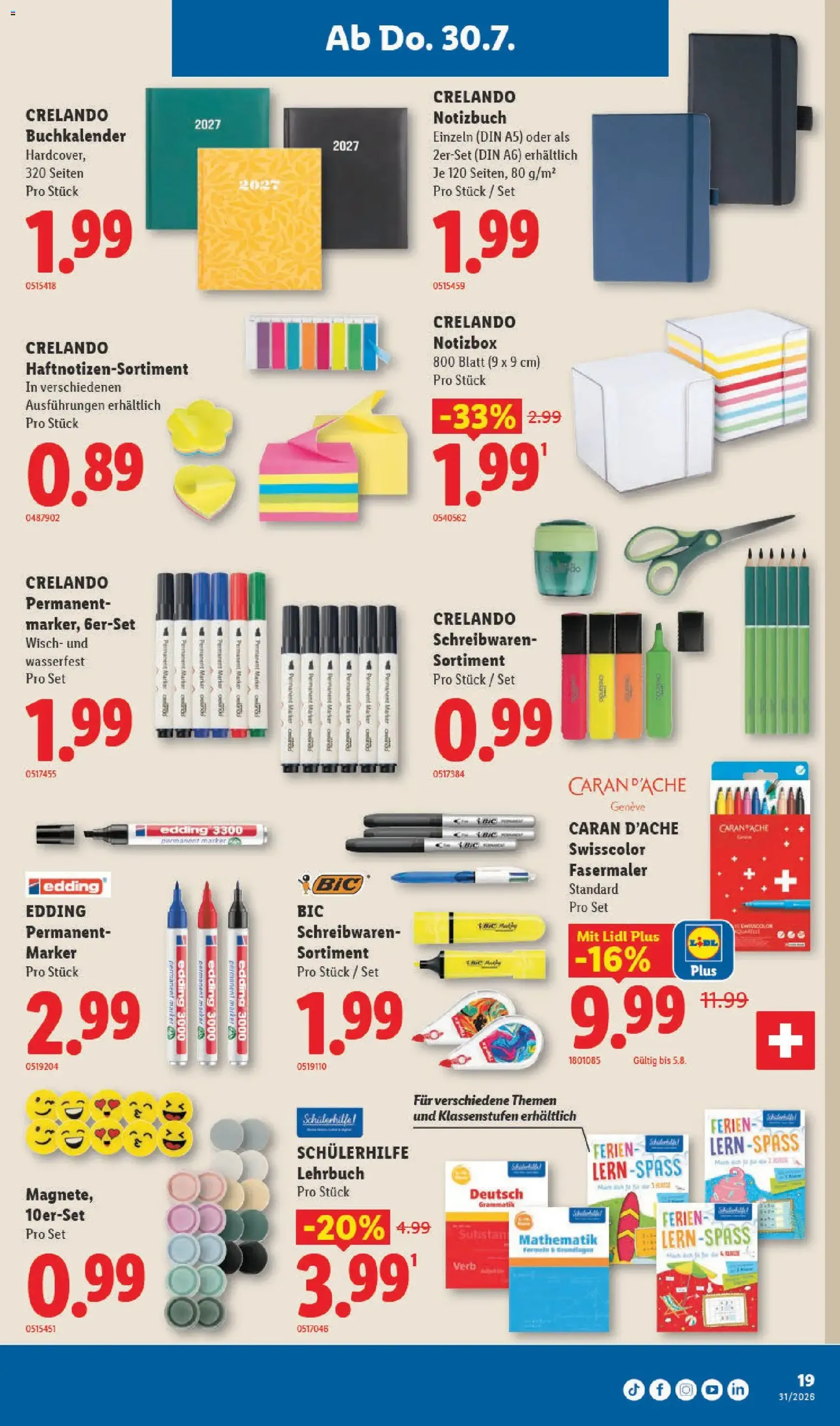 Lidl aktionen - Gültiger Prospekt ab 30.07.2026, Seite 21 von insgesamt 34