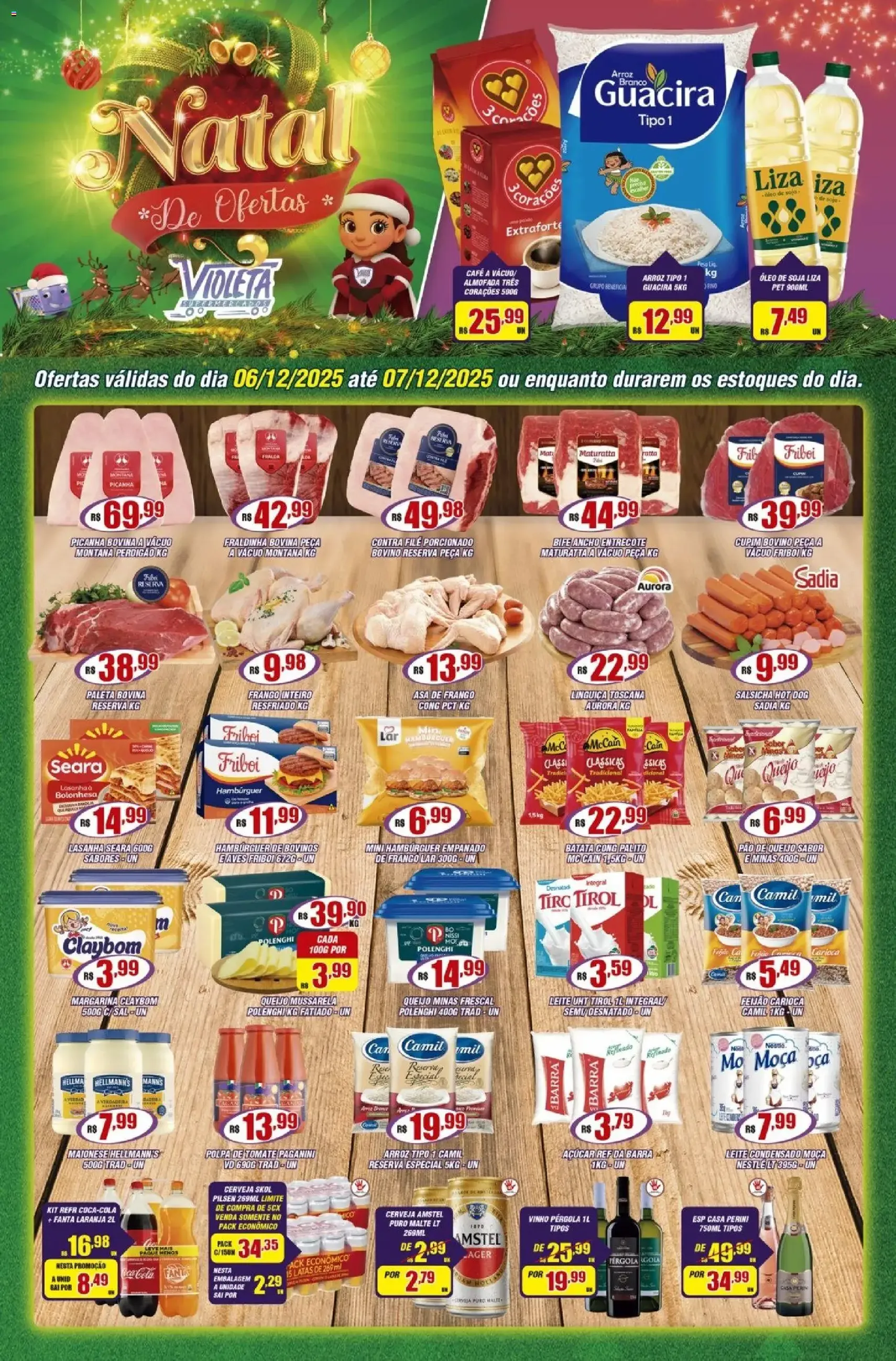 Violeta Supermercados - Ofertas da semana - folheto válido a partir de 06/12/2025 página 1 de 4
