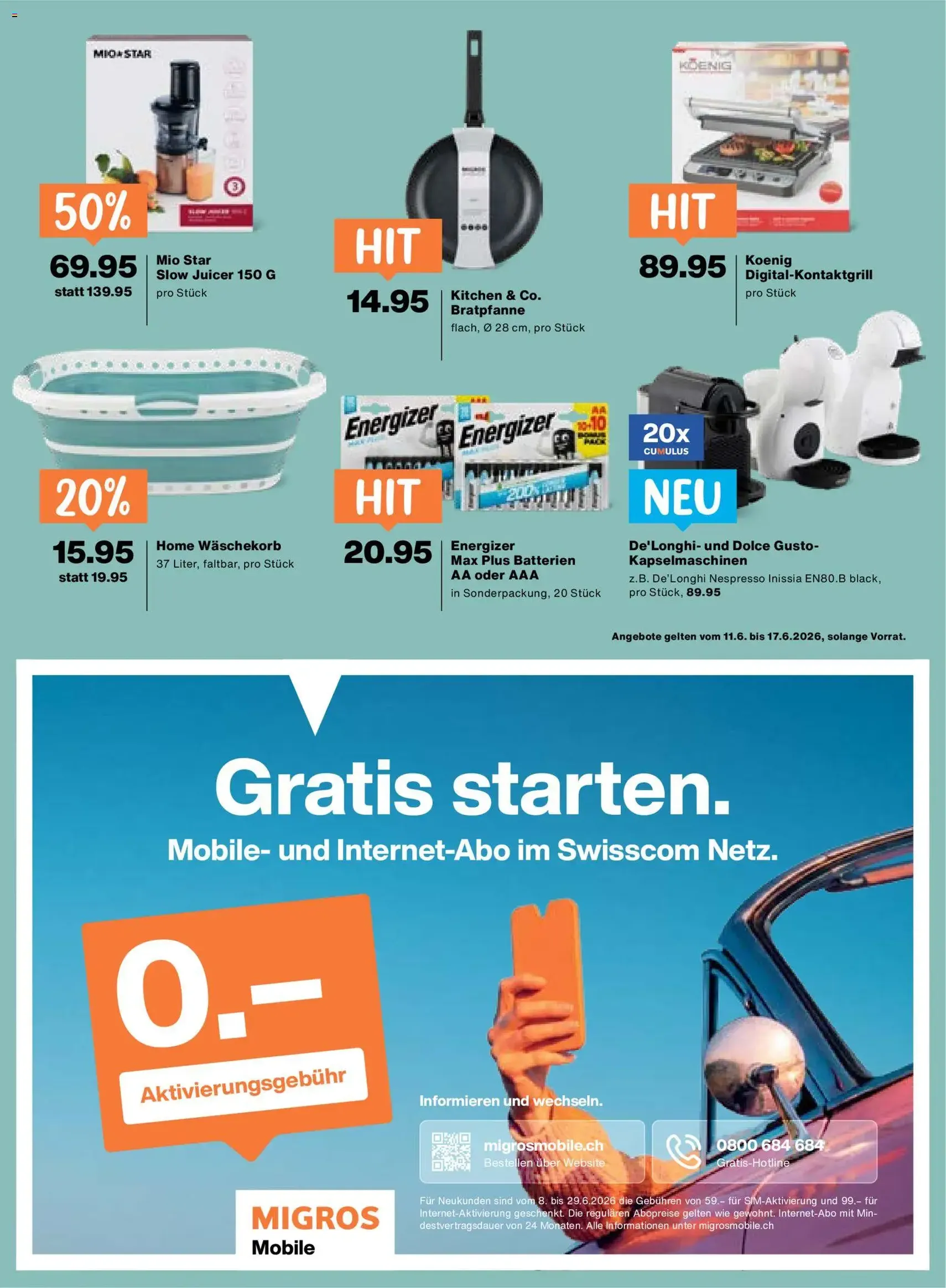 Migros aktionen - Gültiger Prospekt ab 11.06.2026, Seite 21 von insgesamt 24