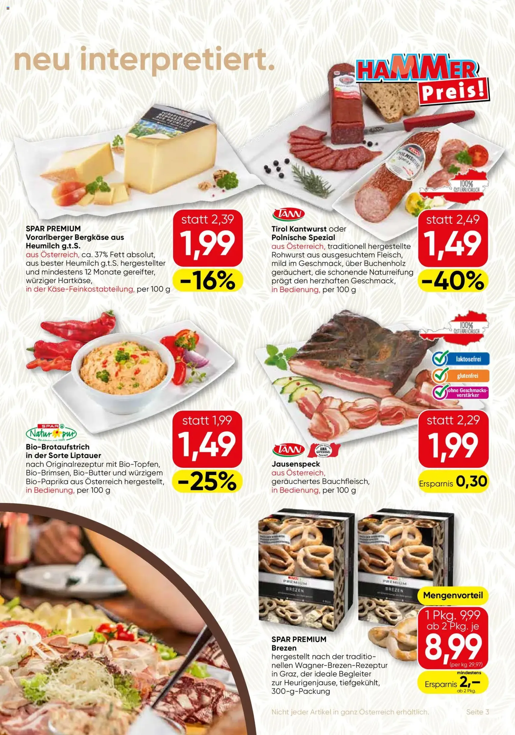 SPAR Gourmet Flugblatt - Gültiger Prospekt ab 21.05.2026, Seite 3 von insgesamt 12