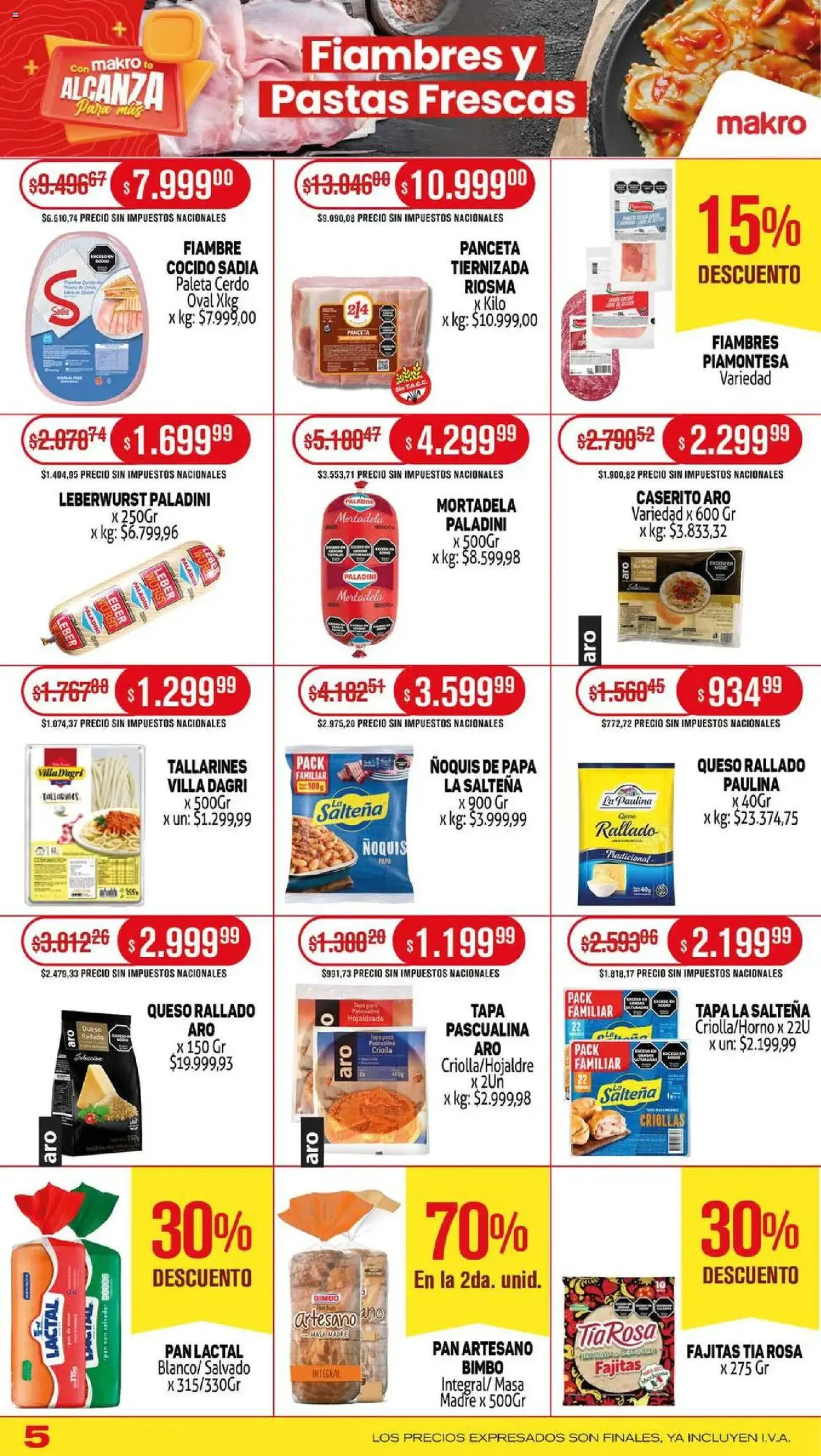 Makro ofertas - folleto válido desde 07/08/2025 página 5 de 19