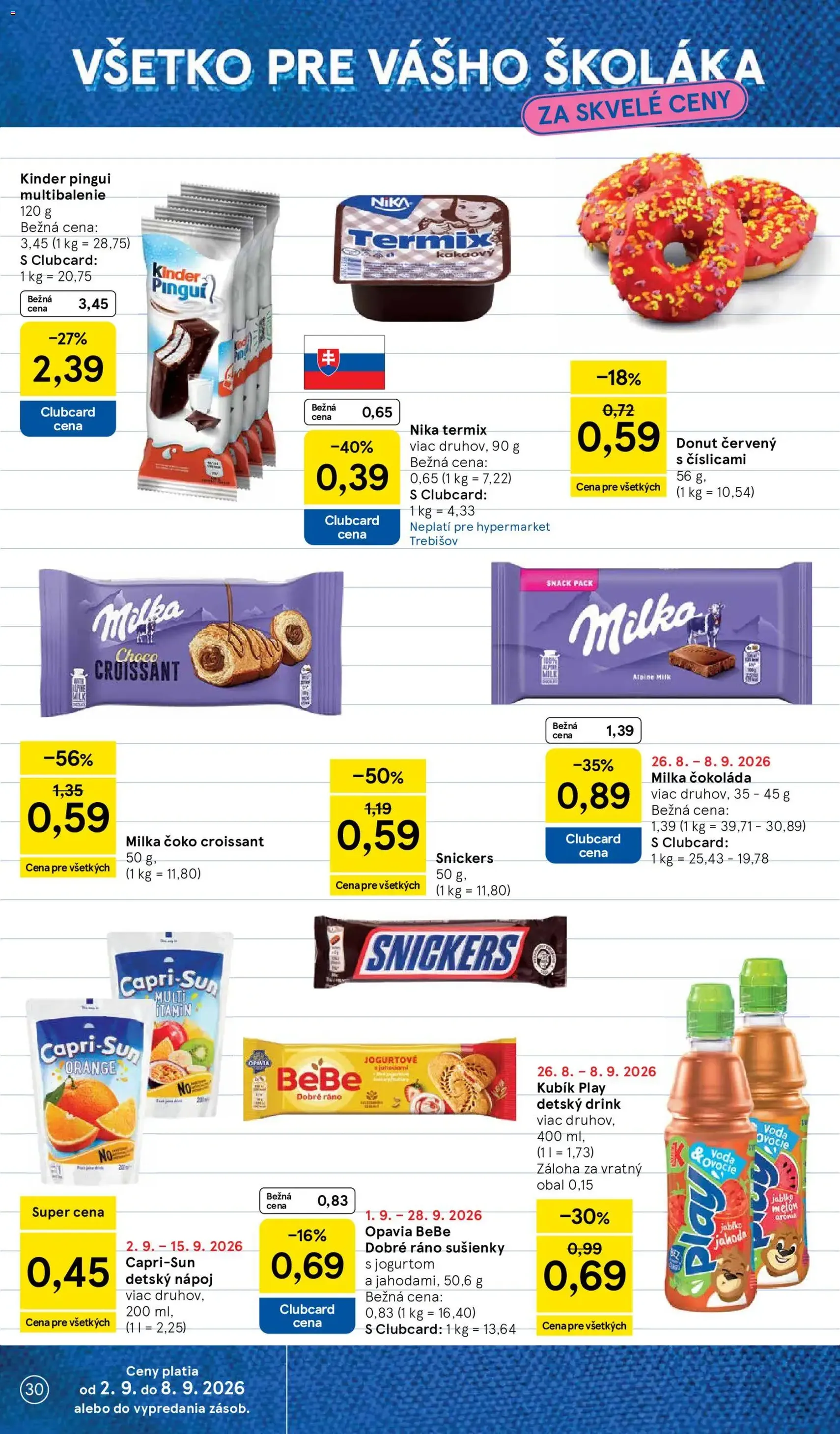 Tesco Hypermarket - leták - platný leták od 02.09.2026 strana 30 z 41