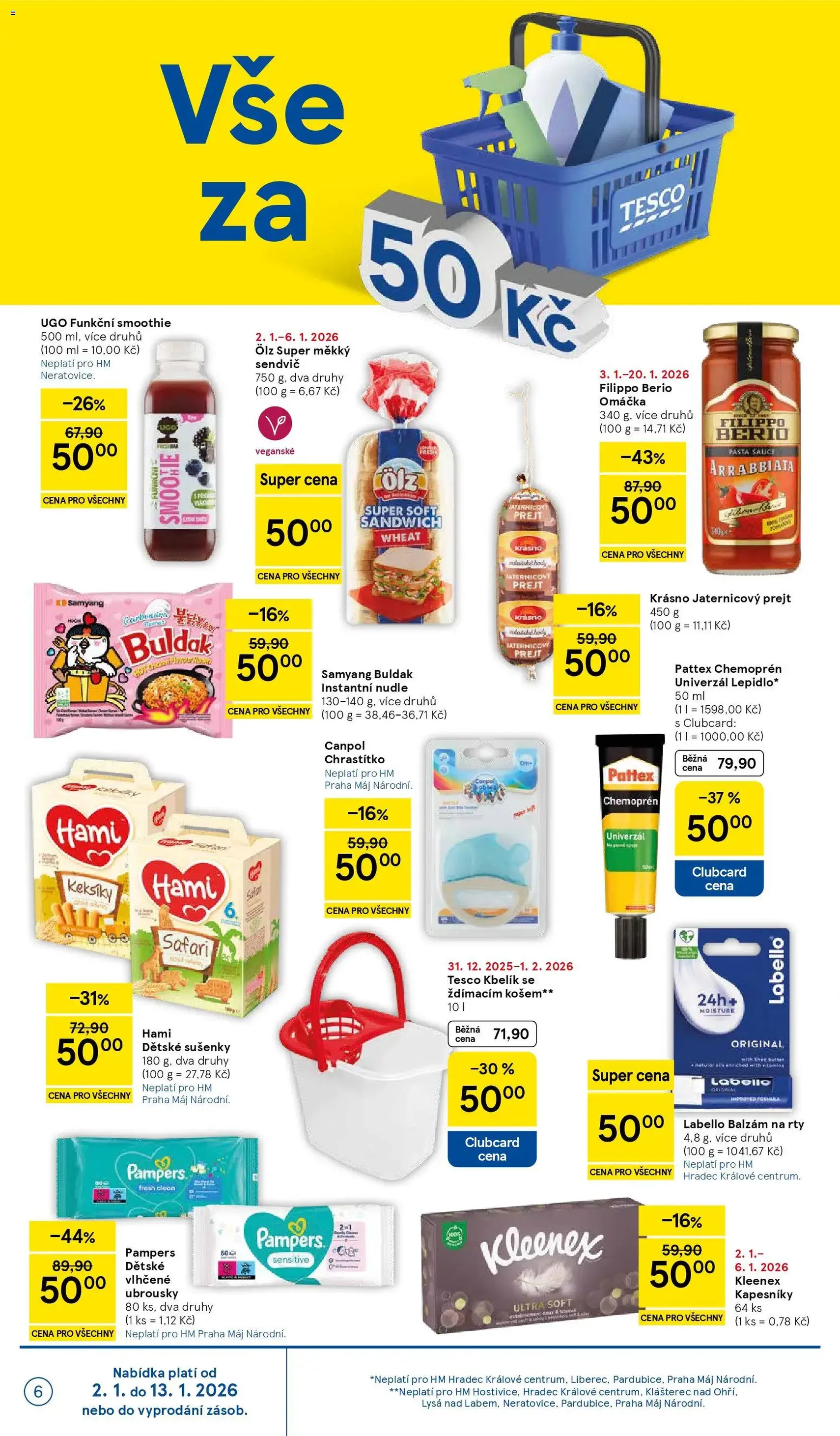 Tesco leták - Hypermarket - platný leták od 02.01.2026 strana 6 z 20