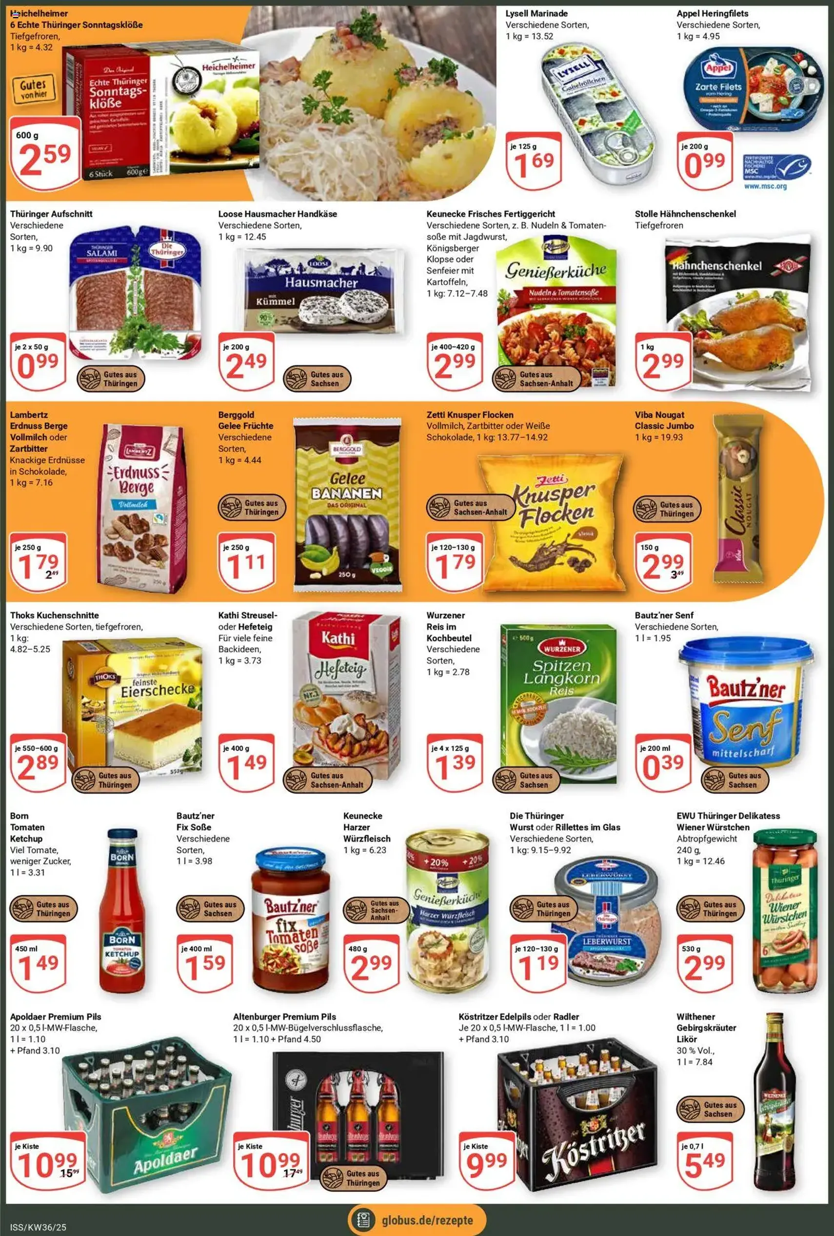 Globus Prospekt - Gültiger Prospekt ab 01.09.2025, Seite 2 von insgesamt 42 Globus Prospekt - Gültiger Prospekt ab 01.09.2025, Seite 2 von insgesamt 42