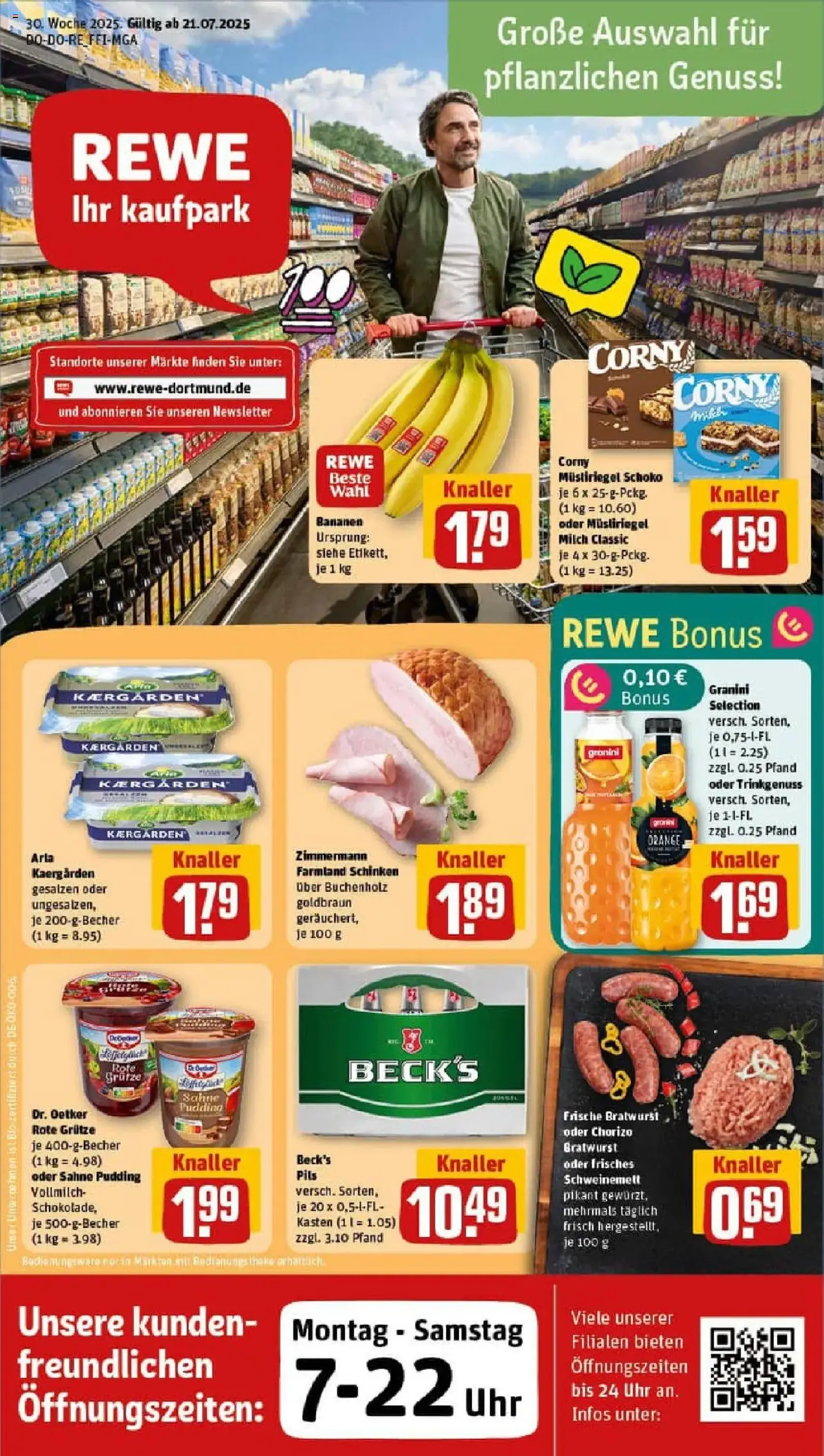 Rewe ihr Kaufpark Prospekt - Gültiger Prospekt ab 21.07.2025, Seite 1 von insgesamt 30 Rewe ihr Kaufpark Prospekt - Gültiger Prospekt ab 21.07.2025, Seite 1 von insgesamt 30