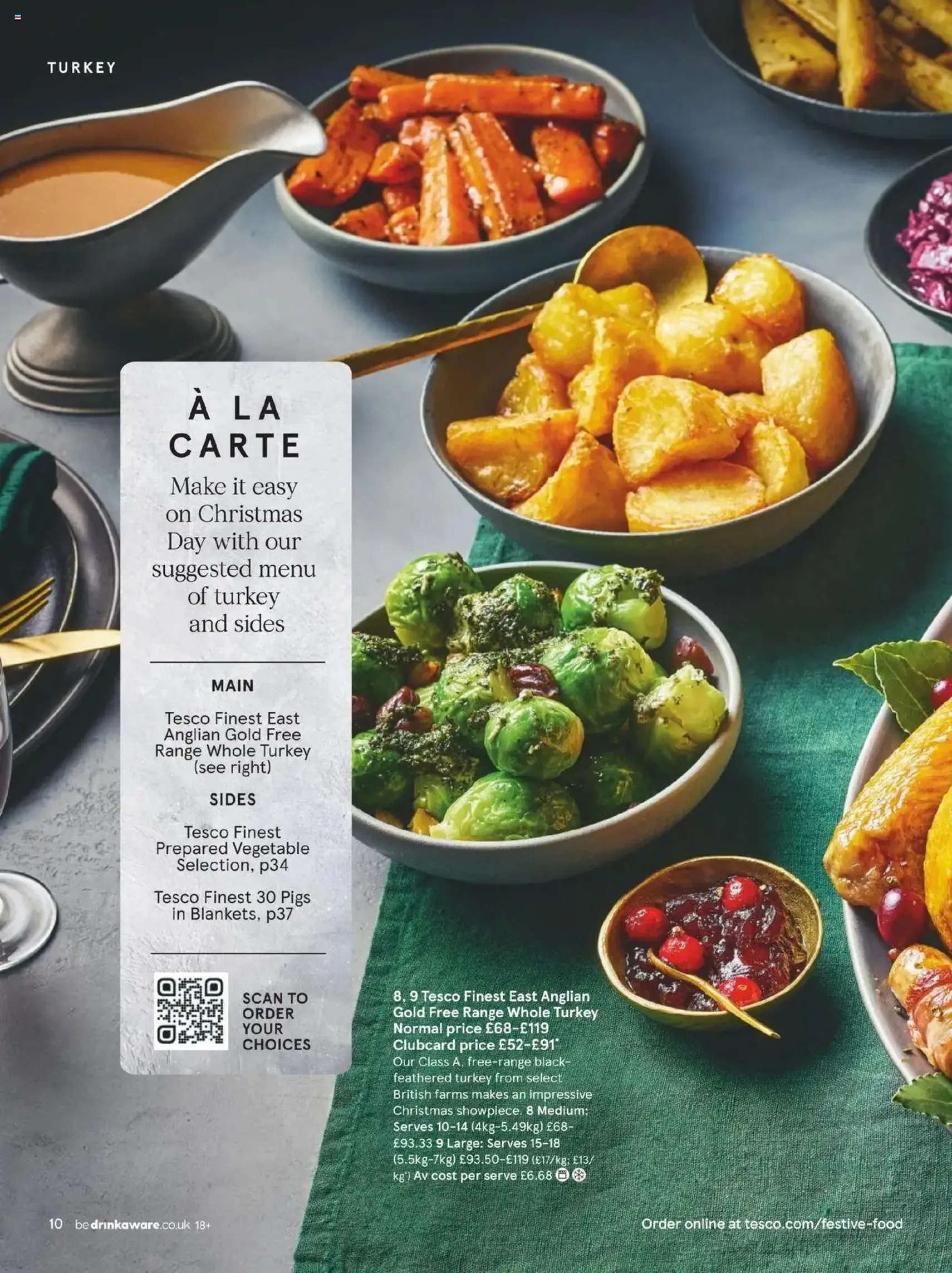 Tesco - Festive Food to Order brochure 2025 - valid flyer from 01/10/2025, page 10 of 56