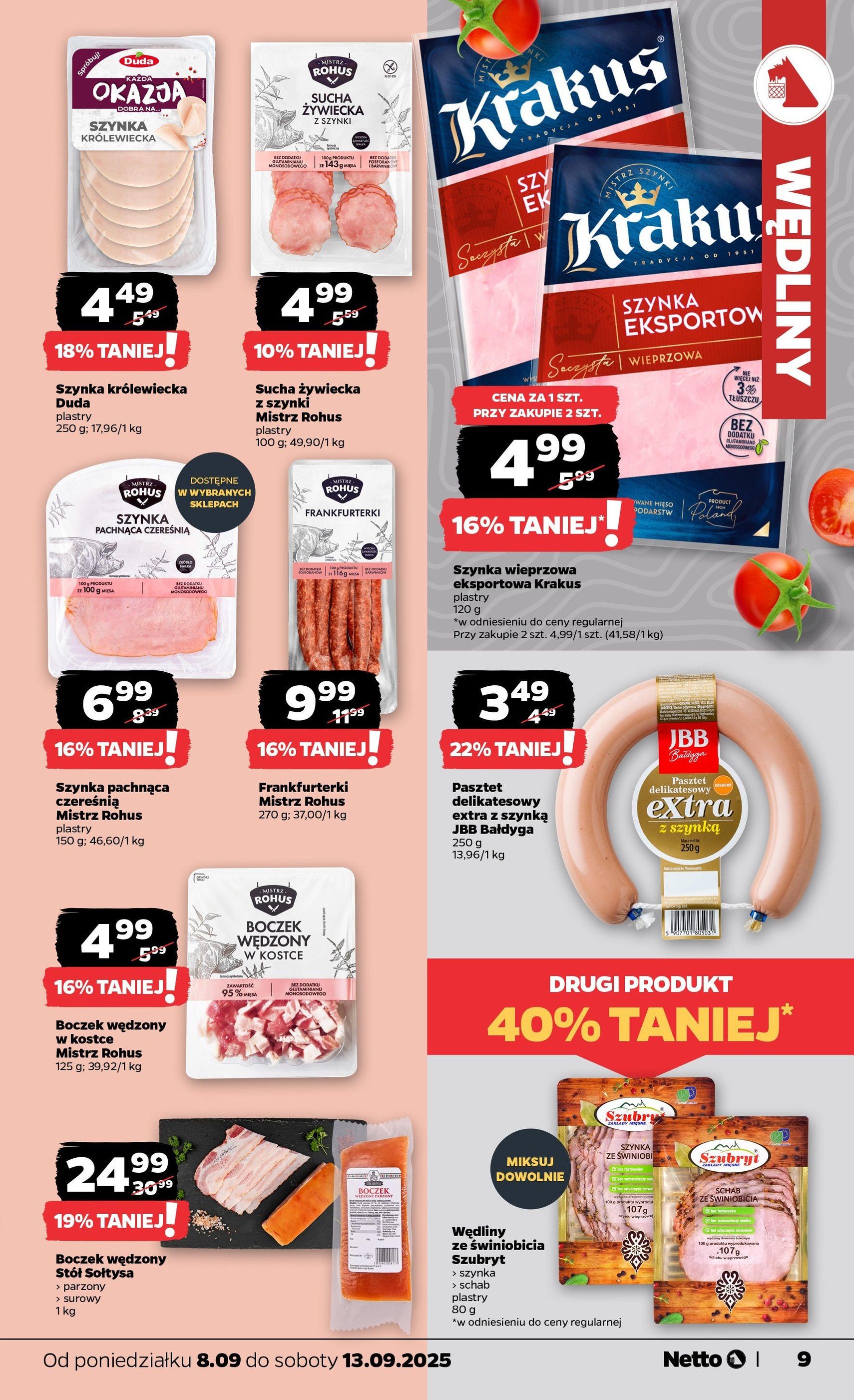 Netto gazetka - Spożywcza - ważny gazetka od 08.09.2025 strona 9 z 30 Netto gazetka - Spożywcza - ważny gazetka od 08.09.2025 strona 9 z 30