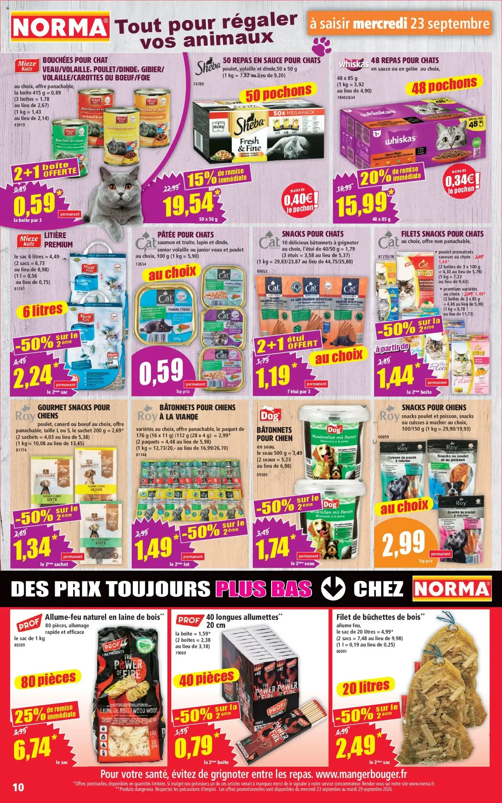 Norma catalogue - brochure valable à partir du 23/09/2026, page 10 sur 14