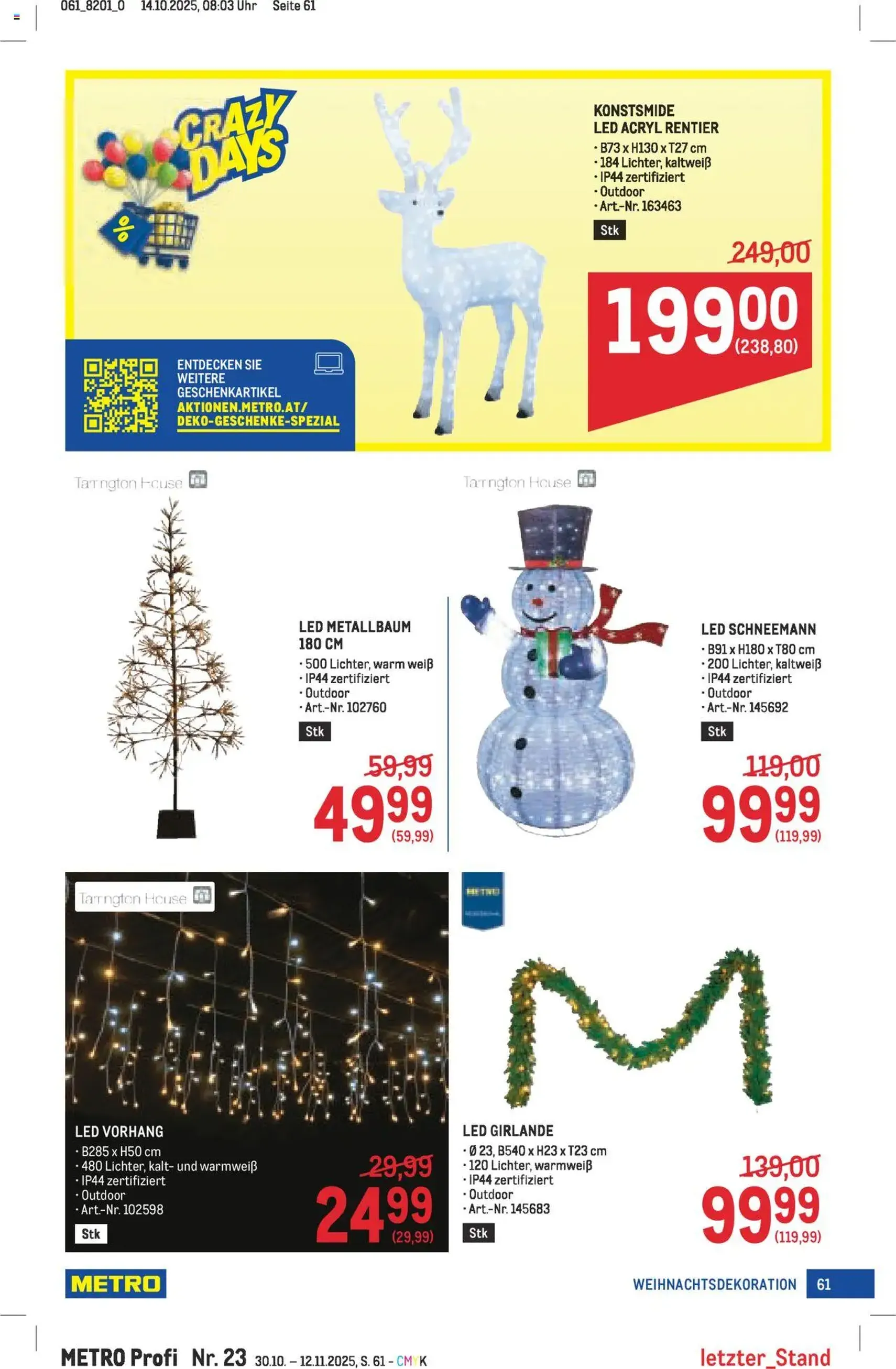 Metro angebote Profi - Gültiger Prospekt ab 30.10.2025, Seite 61 von insgesamt 64 Metro angebote Profi - Gültiger Prospekt ab 30.10.2025, Seite 61 von insgesamt 64