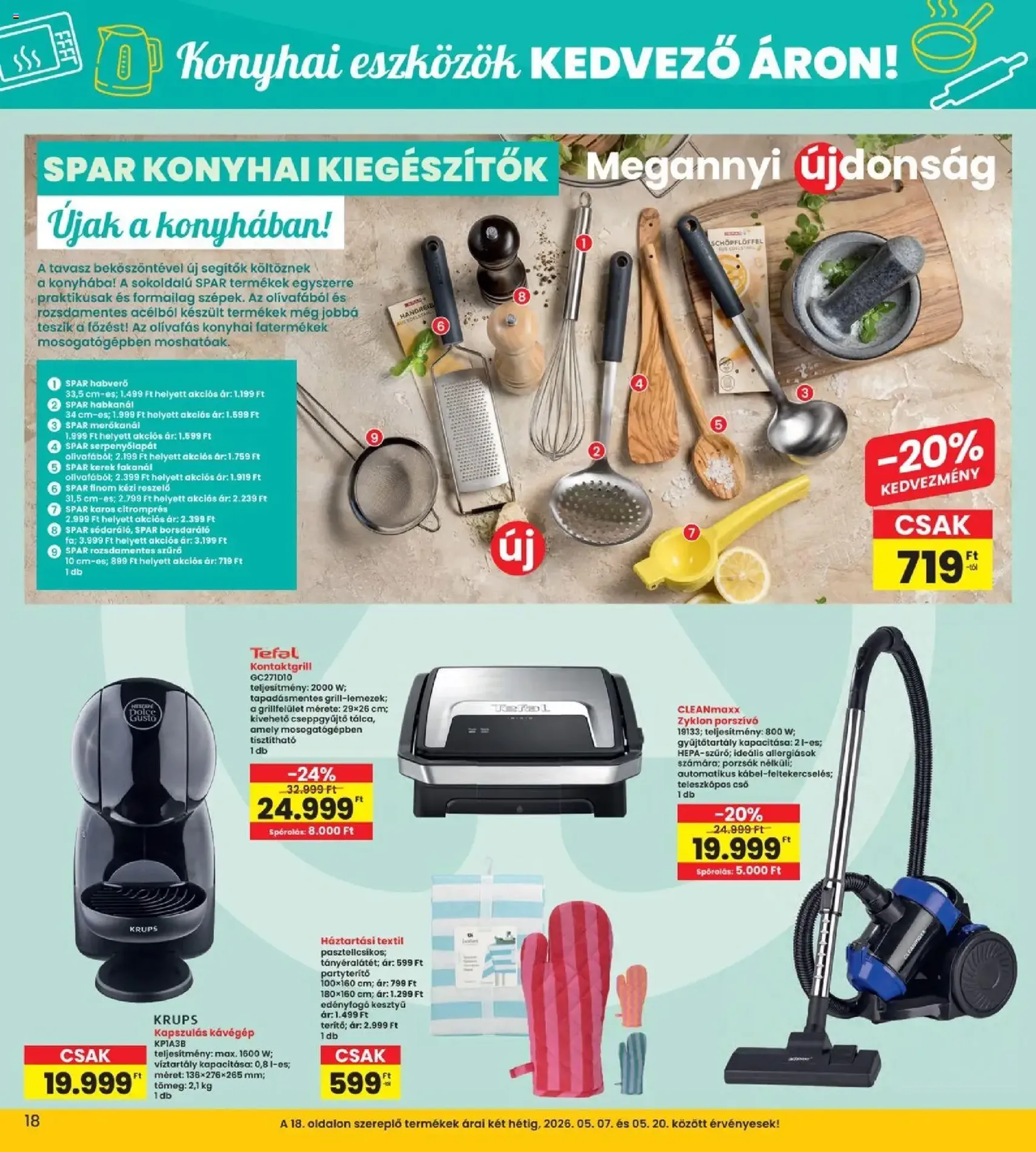 Interspar akciós újság - 2026.05.07. érvényes szórólap 18 oldal 20 oldalból